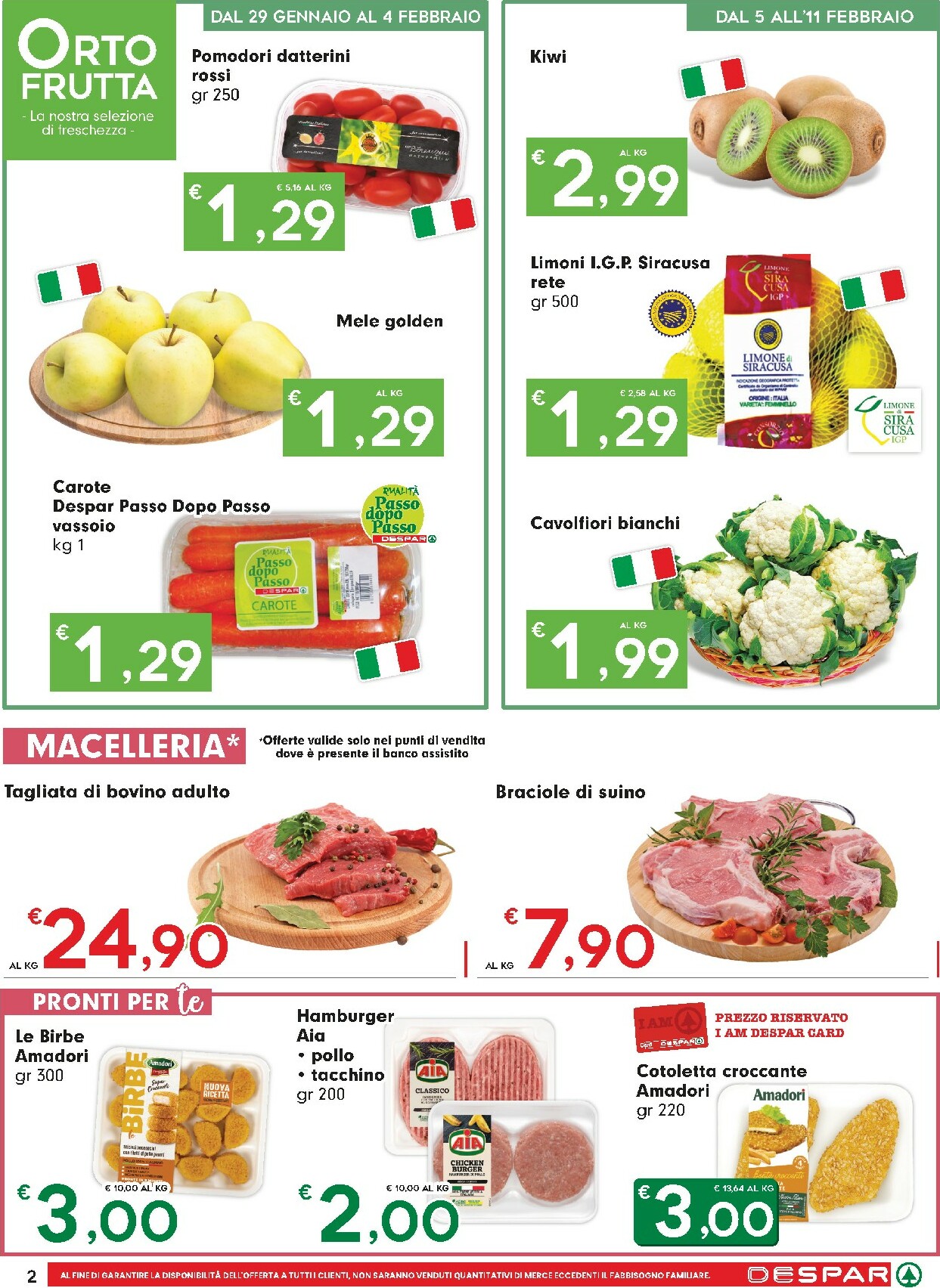 eurospar - Volantino Despar - Express valido dal 29/01 al 11/02 - page: 2