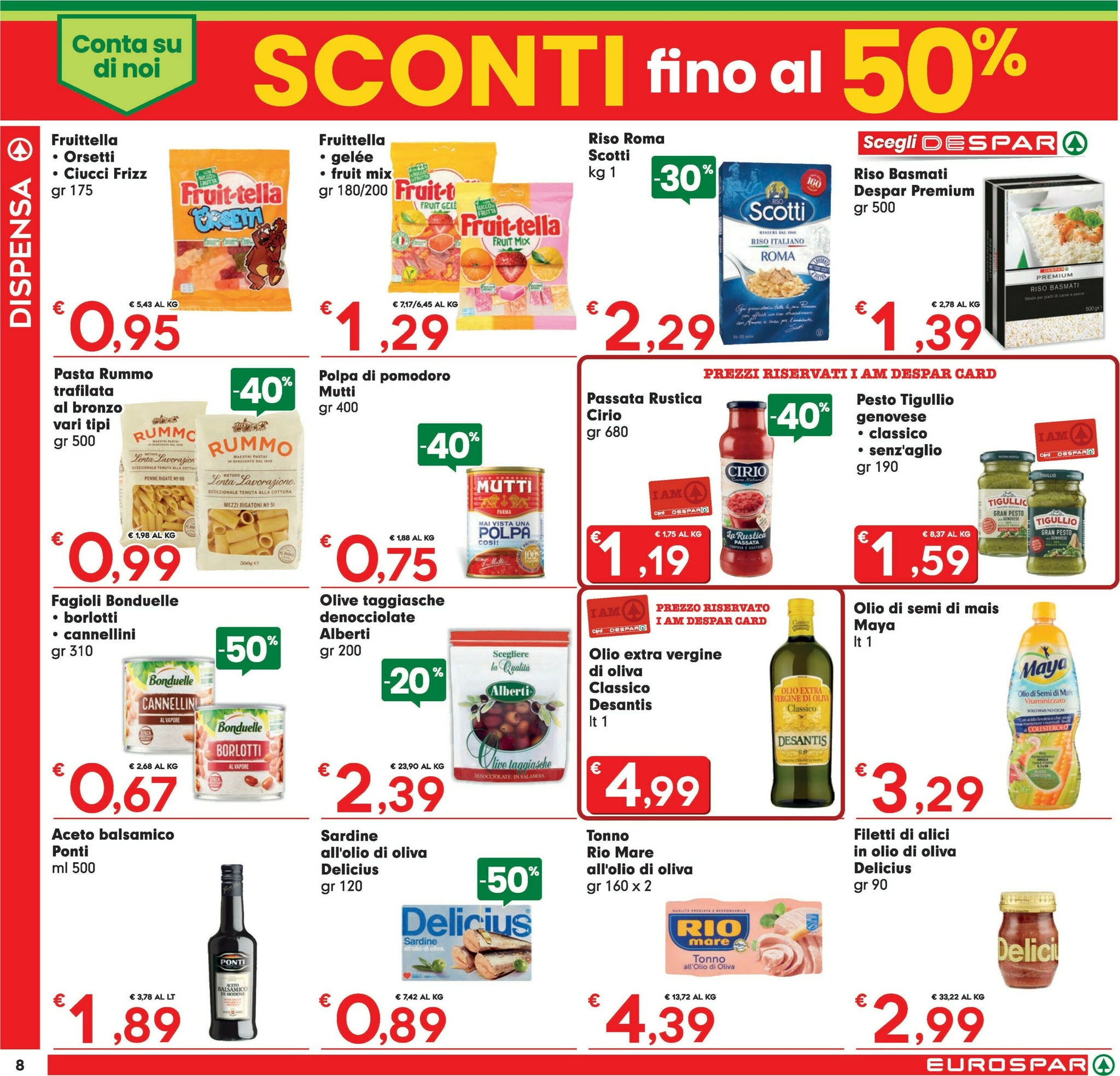 eurospar - Volantino Eurospar - Sconti fino al 50 % valido dal 02/03/2026 al 15/03/2026 - page: 8