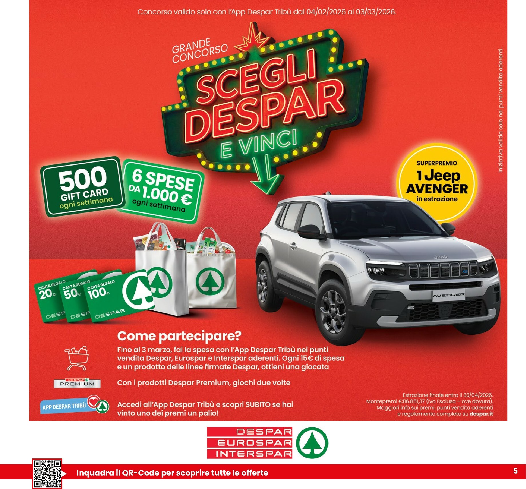 eurospar - Volantino Eurospar valido dal 19/02/2026 al 04/03/2026 - page: 5