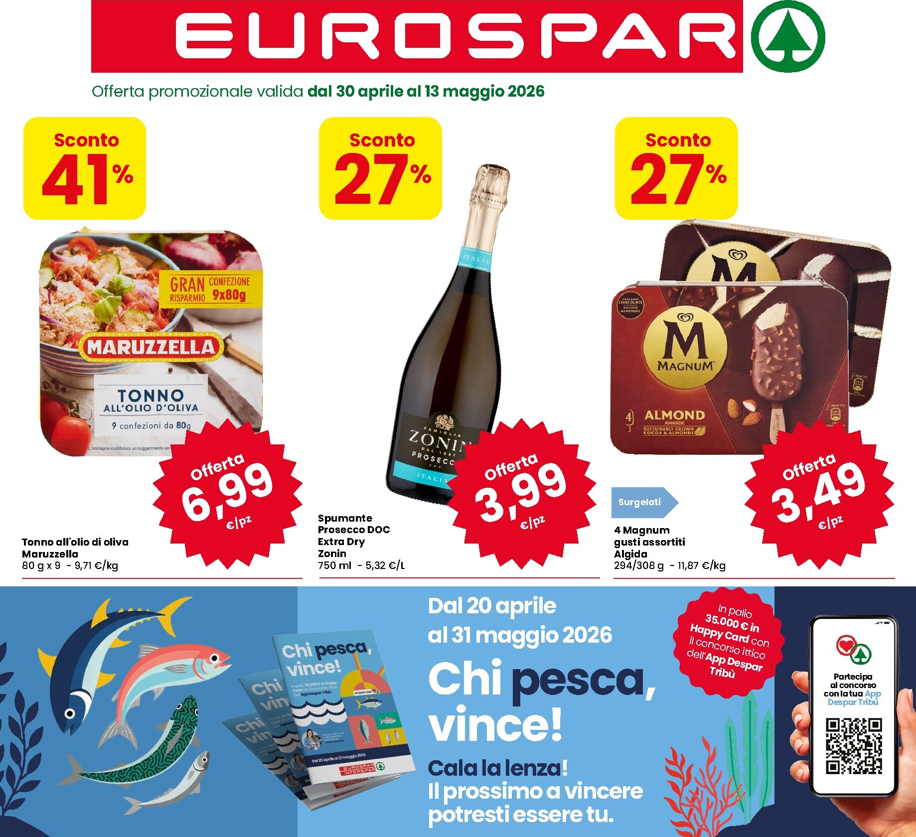 eurospar - Volantino attuale di Eurospar valido dal giovedì 30/04/2026 al mercoledì 13/05/2026
