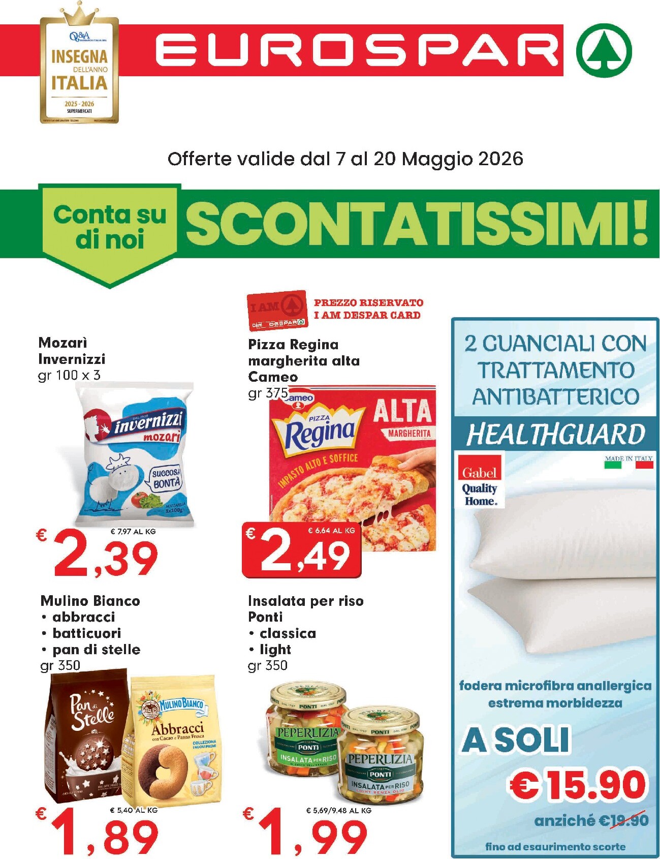 eurospar - Volantino futuro Eurospar valido dal giovedì 07/05/2026 al mercoledì 20/05/2026 - page: 1