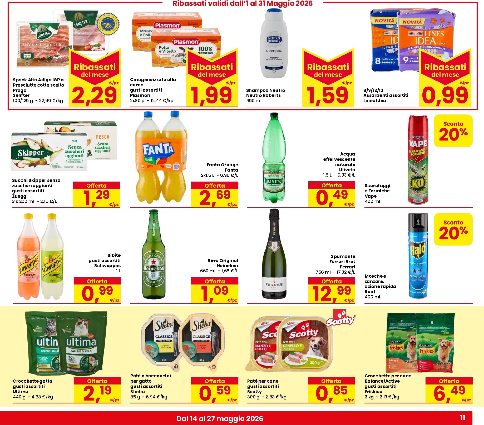 eurospar - Volantino attuale di Eurospar valido dal giovedì 14/05/2026 al sabato 23/05/2026 - page: 11