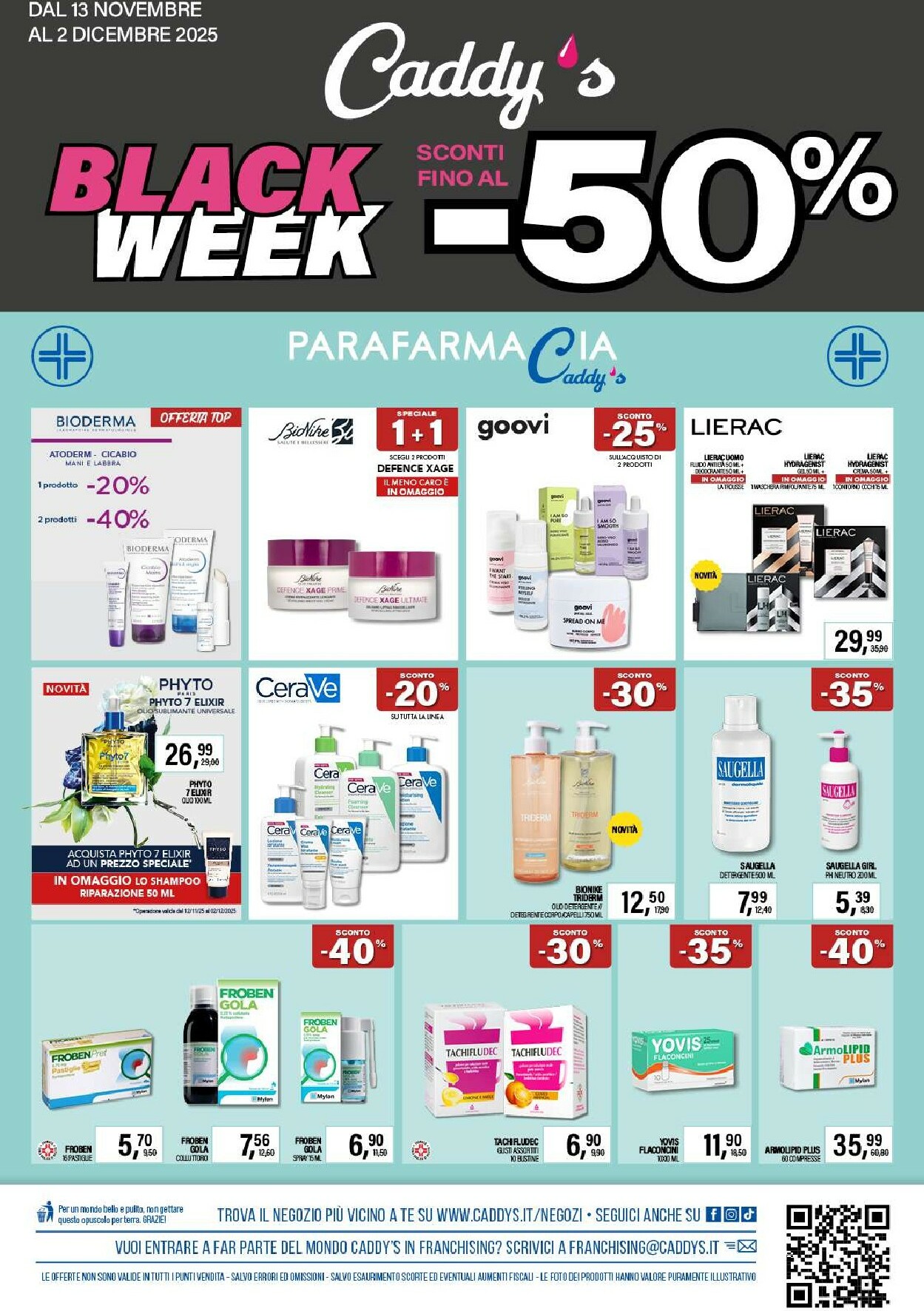 caddy-s - Volantino Caddy's Parafarmacia - Black Week valido dal 13/11 al 02/12 - page: 16
