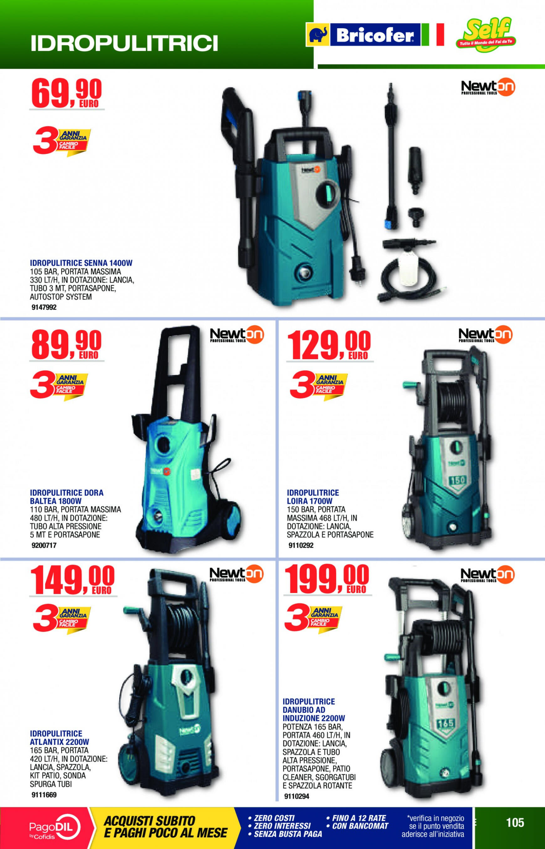 bricofer - Nuovo volantino Bricofer 01.06. - 31.08. - page: 105 bricofer - Nuovo volantino Bricofer 01.06. - 31.08. - page: 105