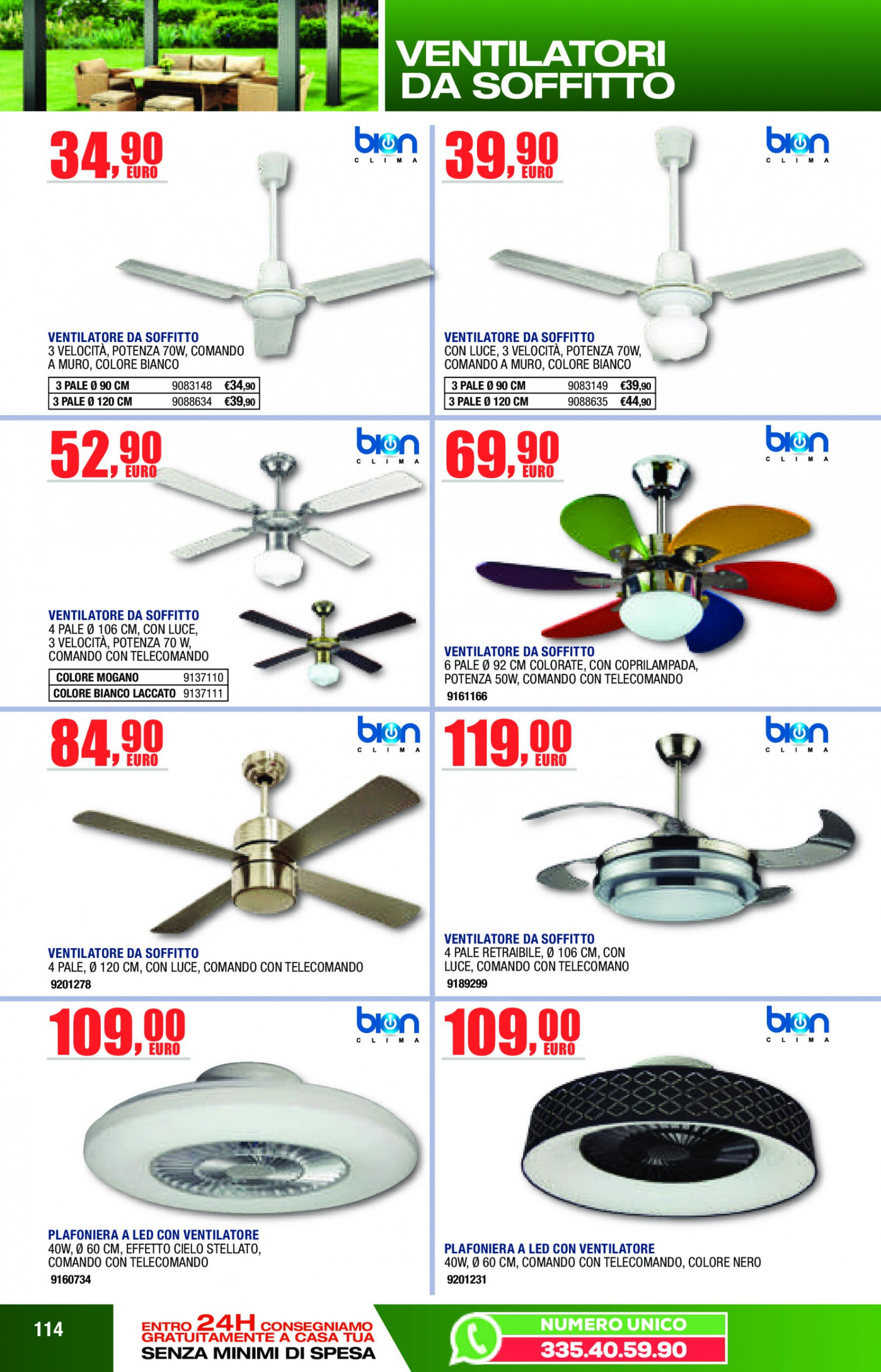 bricofer - Nuovo volantino Bricofer 01.06. - 31.08. - page: 114 bricofer - Nuovo volantino Bricofer 01.06. - 31.08. - page: 114