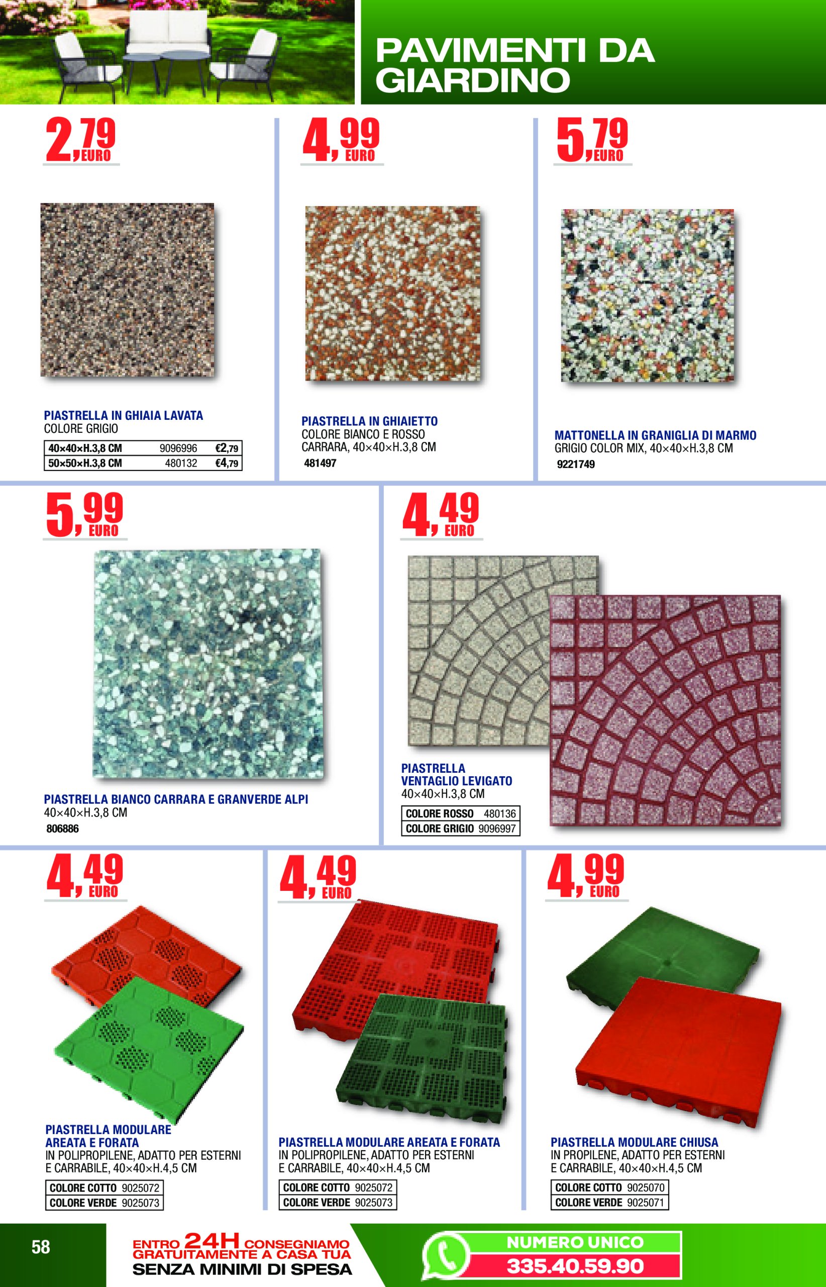 bricofer - Volantino Bricofer - Catalogo Primavera Estate valido dal 01/06 al 31/08 - page: 58 bricofer - Volantino Bricofer - Catalogo Primavera Estate valido dal 01/06 al 31/08 - page: 58