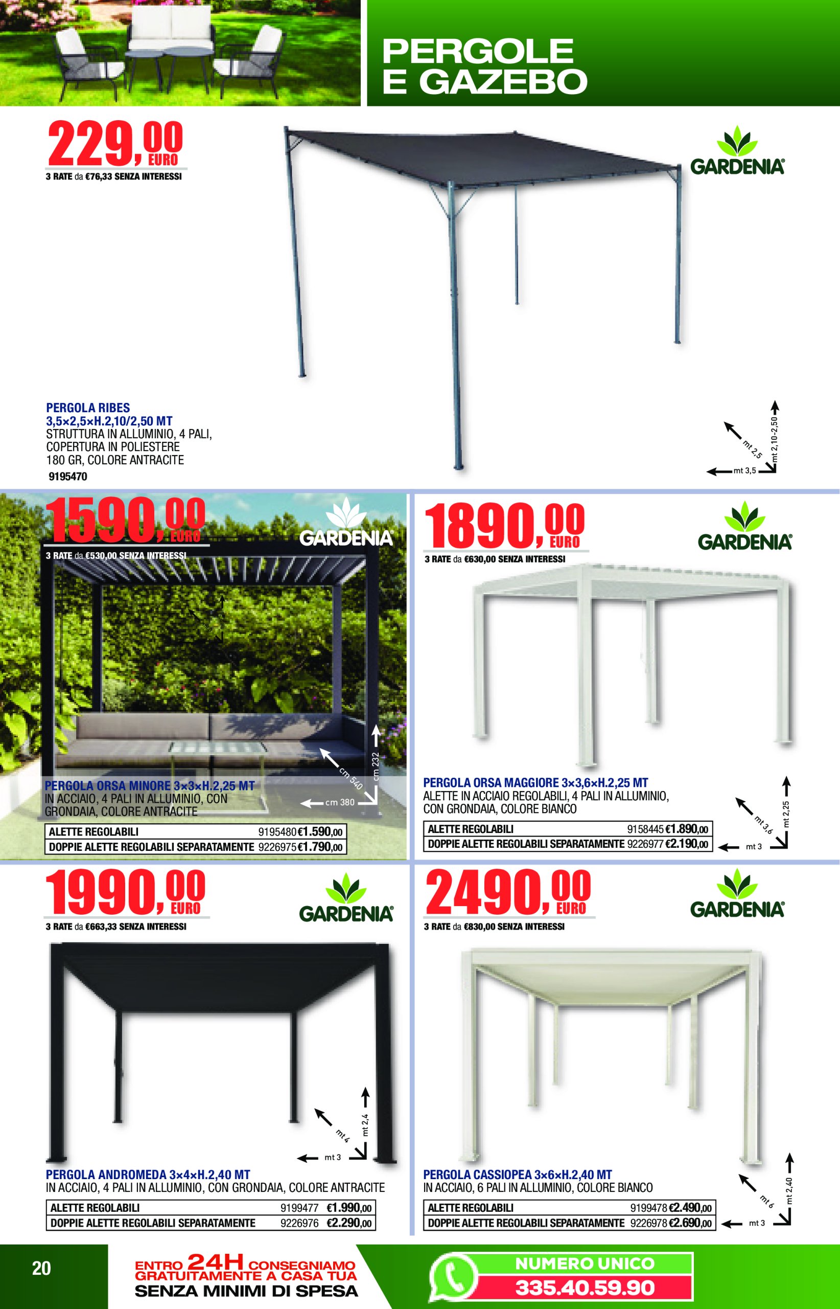 bricofer - Volantino Bricofer - Catalogo Primavera Estate valido dal 01/06 al 31/08 - page: 20 bricofer - Volantino Bricofer - Catalogo Primavera Estate valido dal 01/06 al 31/08 - page: 20