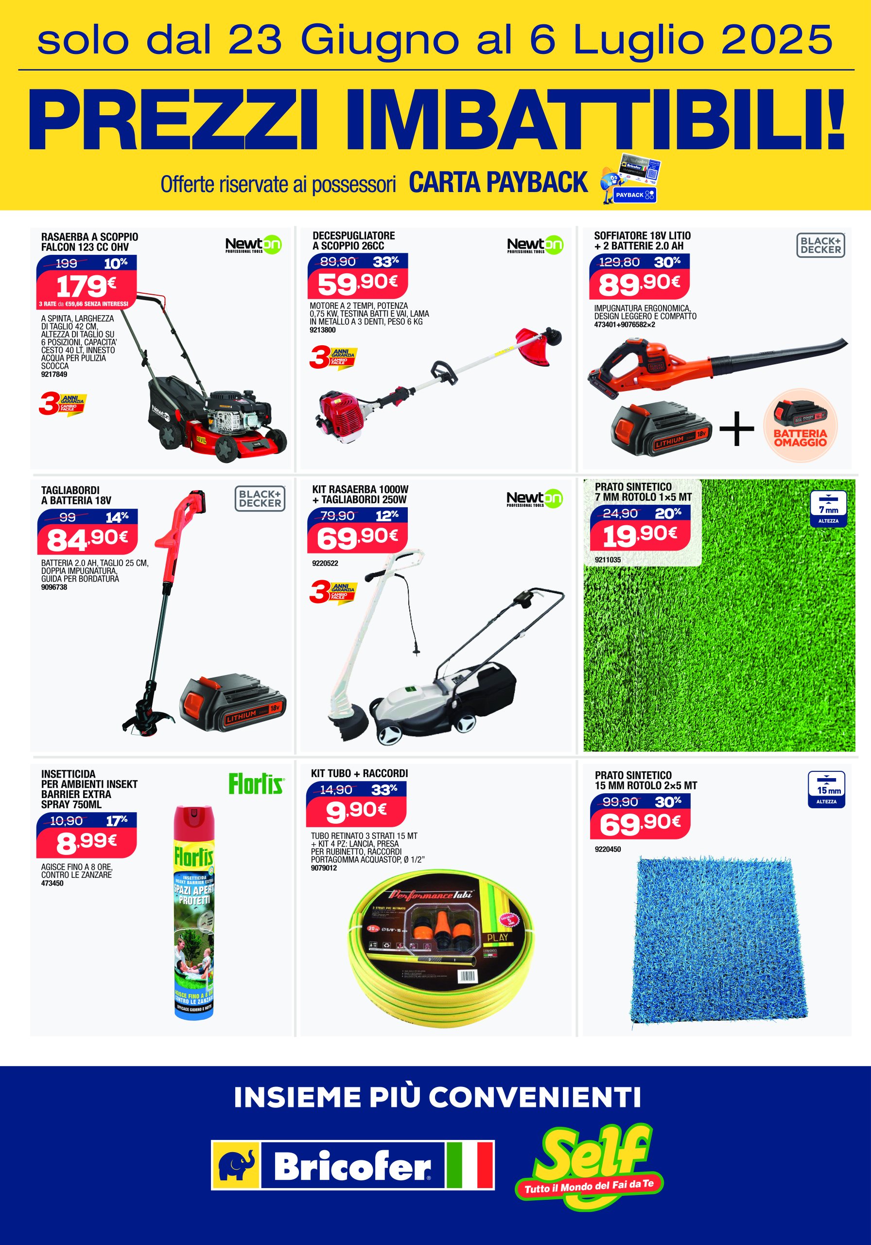 bricofer - Volantino Bricofer valido dal 23/06 al 06/07