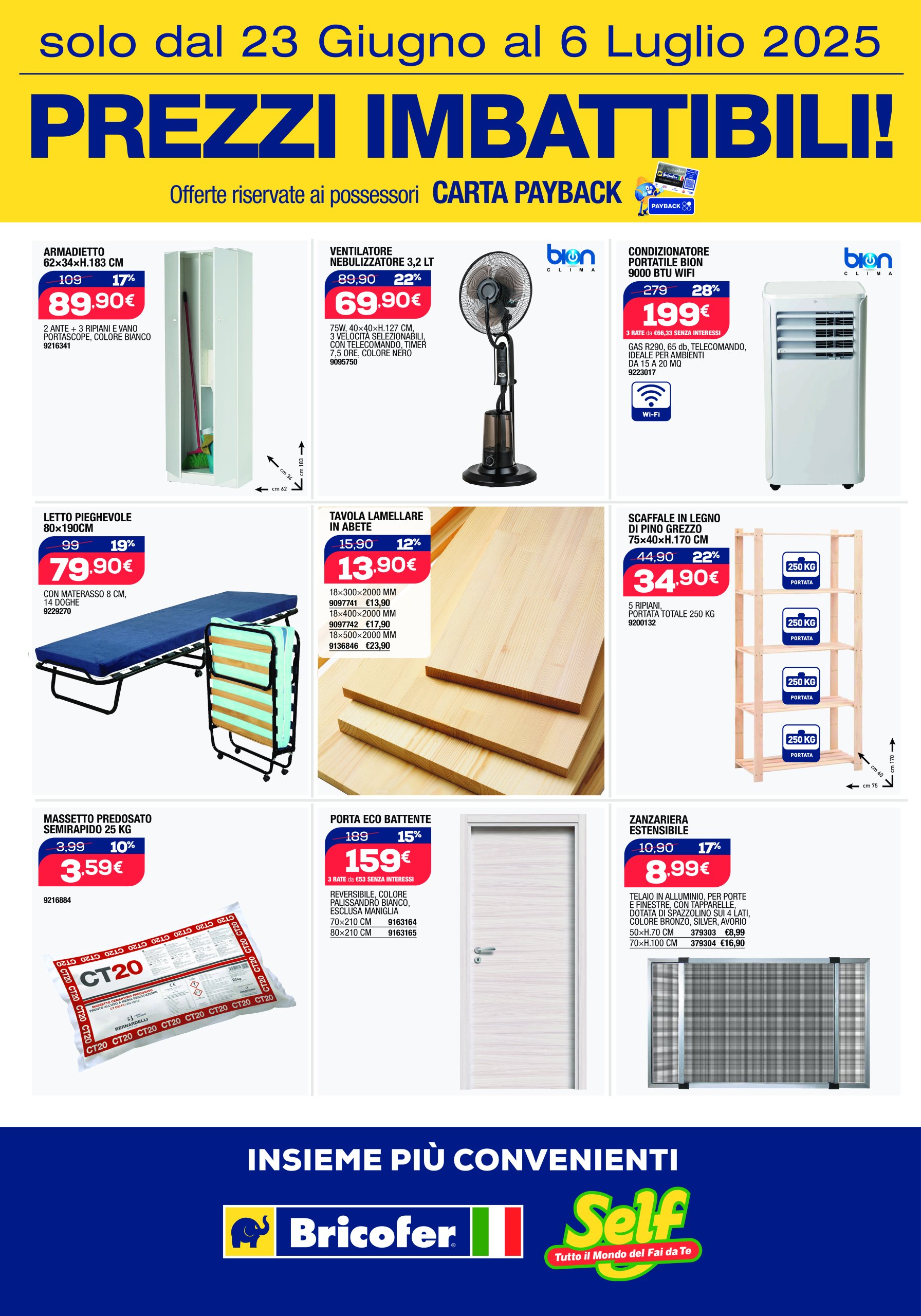 bricofer - Volantino Bricofer valido dal 23/06 al 06/07 - page: 3