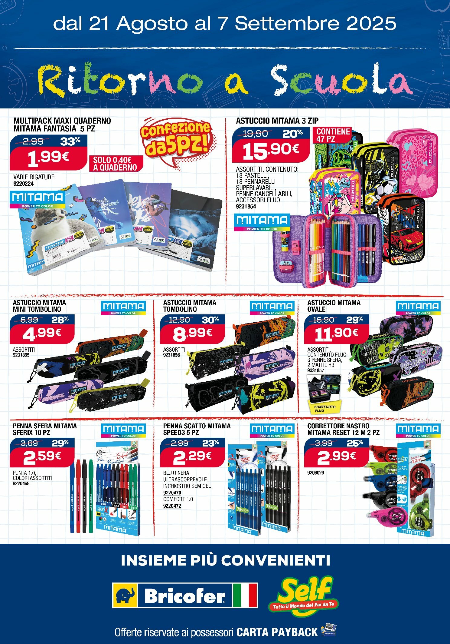 bricofer - Volantino Bricofer - Ritorno a scuola valido dal 21/08 al 07/09 - page: 4