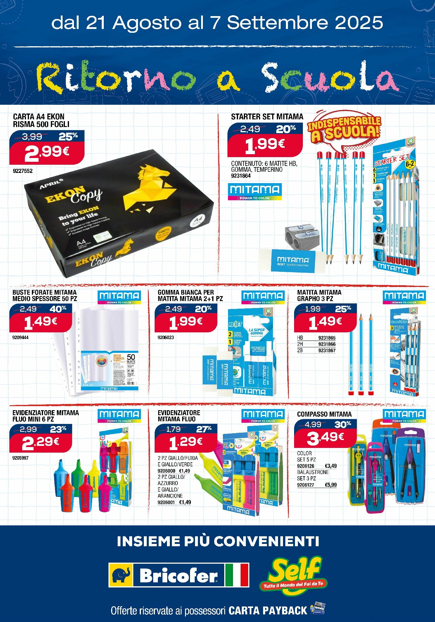 bricofer - Volantino Bricofer - Ritorno a scuola valido dal 21/08 al 07/09 - page: 2