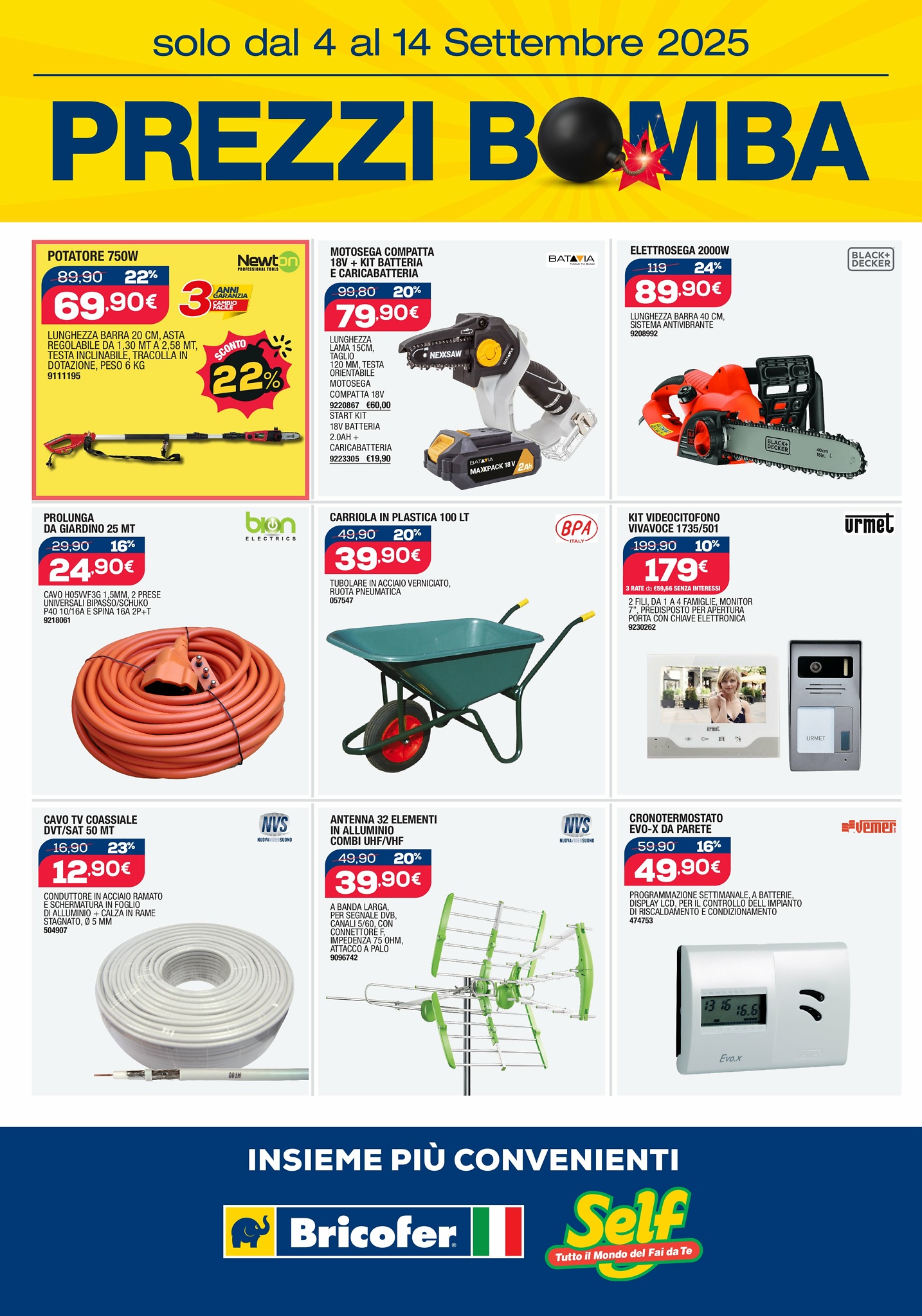 bricofer - Volantino Bricofer valido dal 04/09 al 14/09 - page: 4
