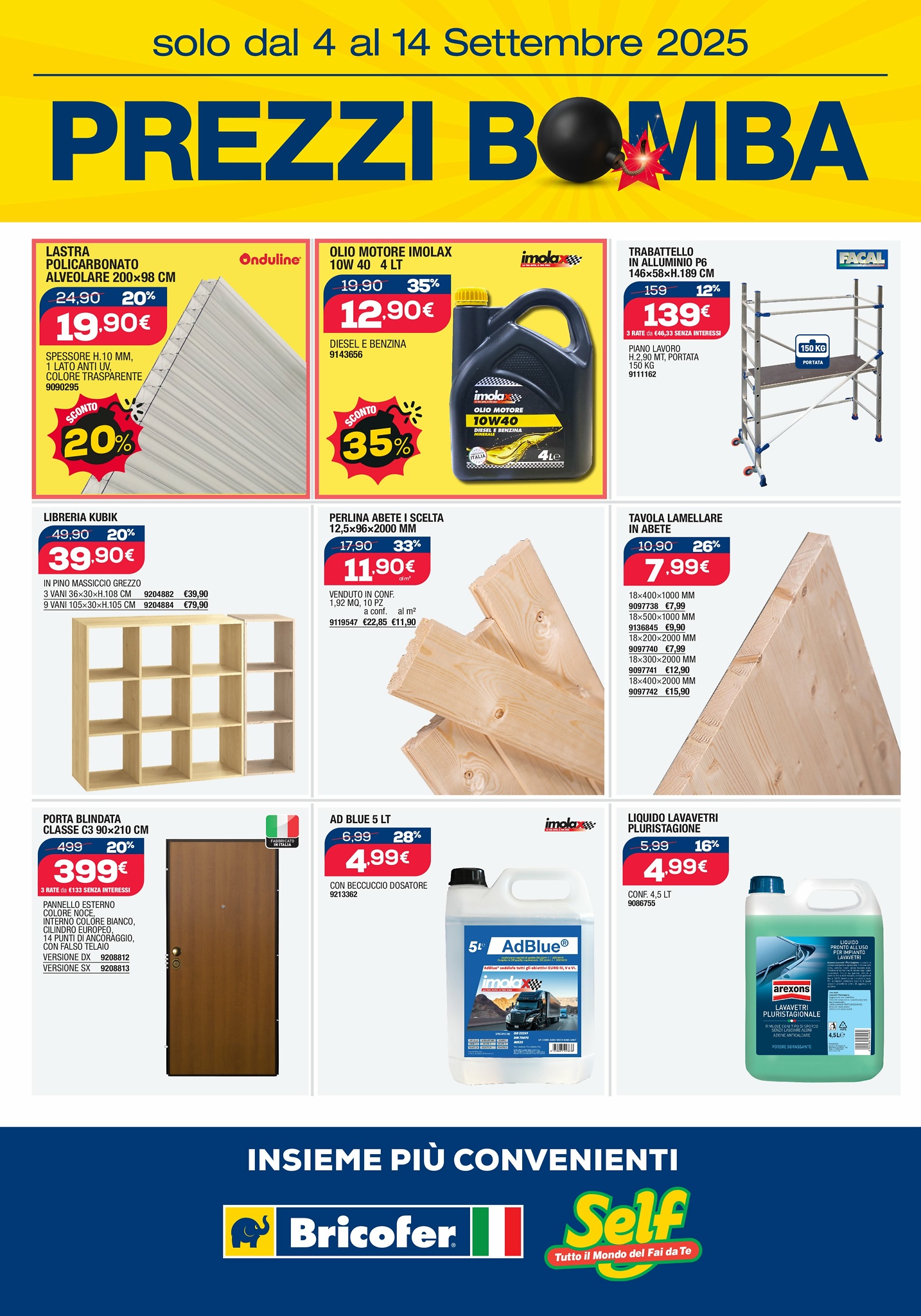 bricofer - Volantino Bricofer valido dal 04/09 al 14/09
