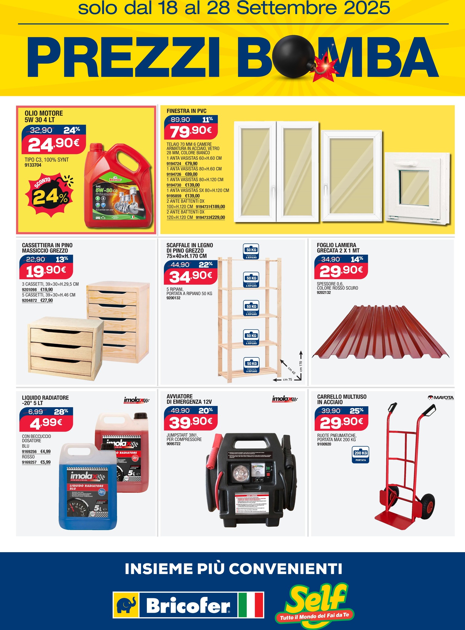 bricofer - Volantino Bricofer valido dal 18/09 al 28/09