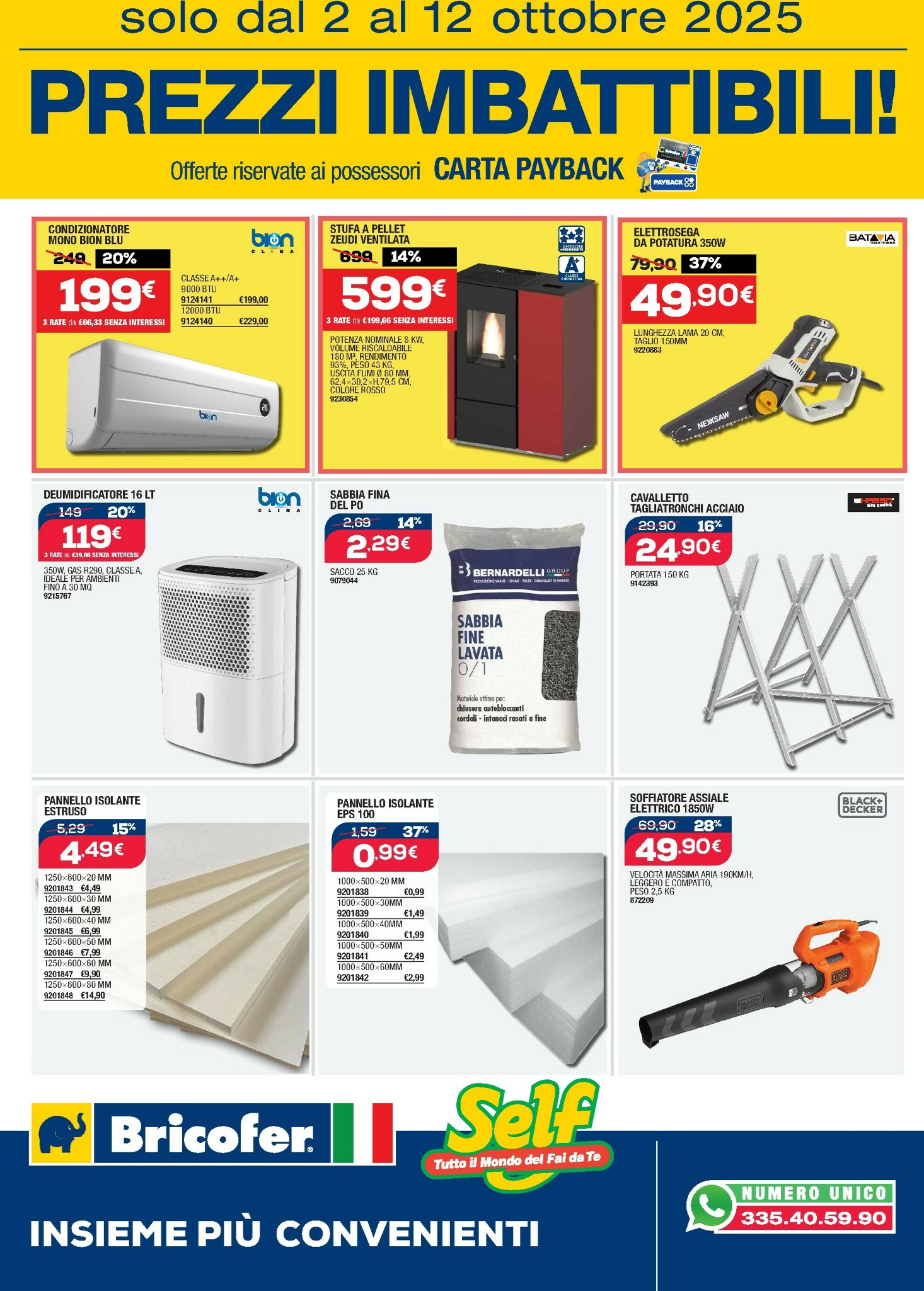 bricofer - Volantino Bricofer valido dal 02/10 al 12/10
