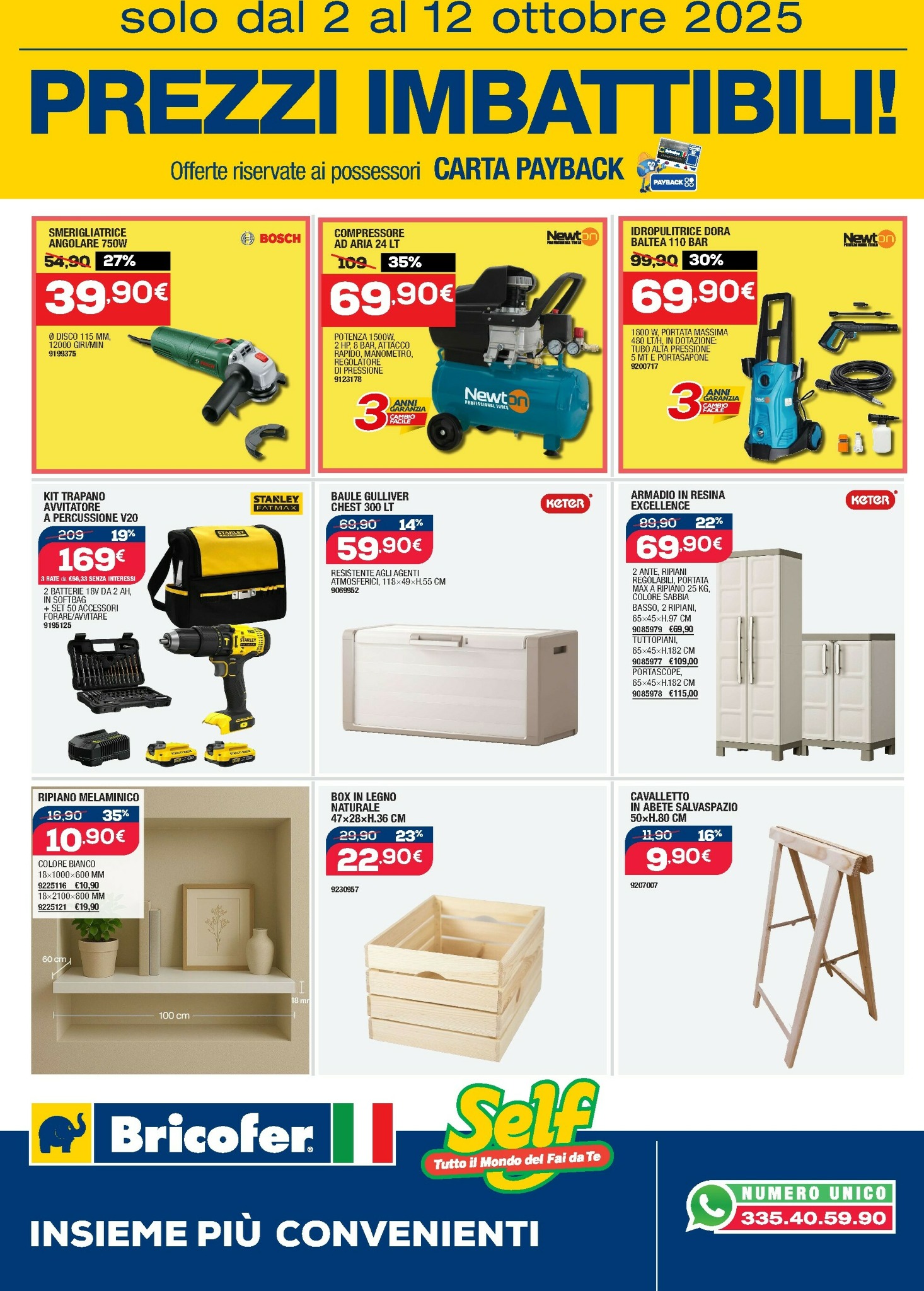 bricofer - Volantino Bricofer valido dal 02/10 al 12/10 - page: 2