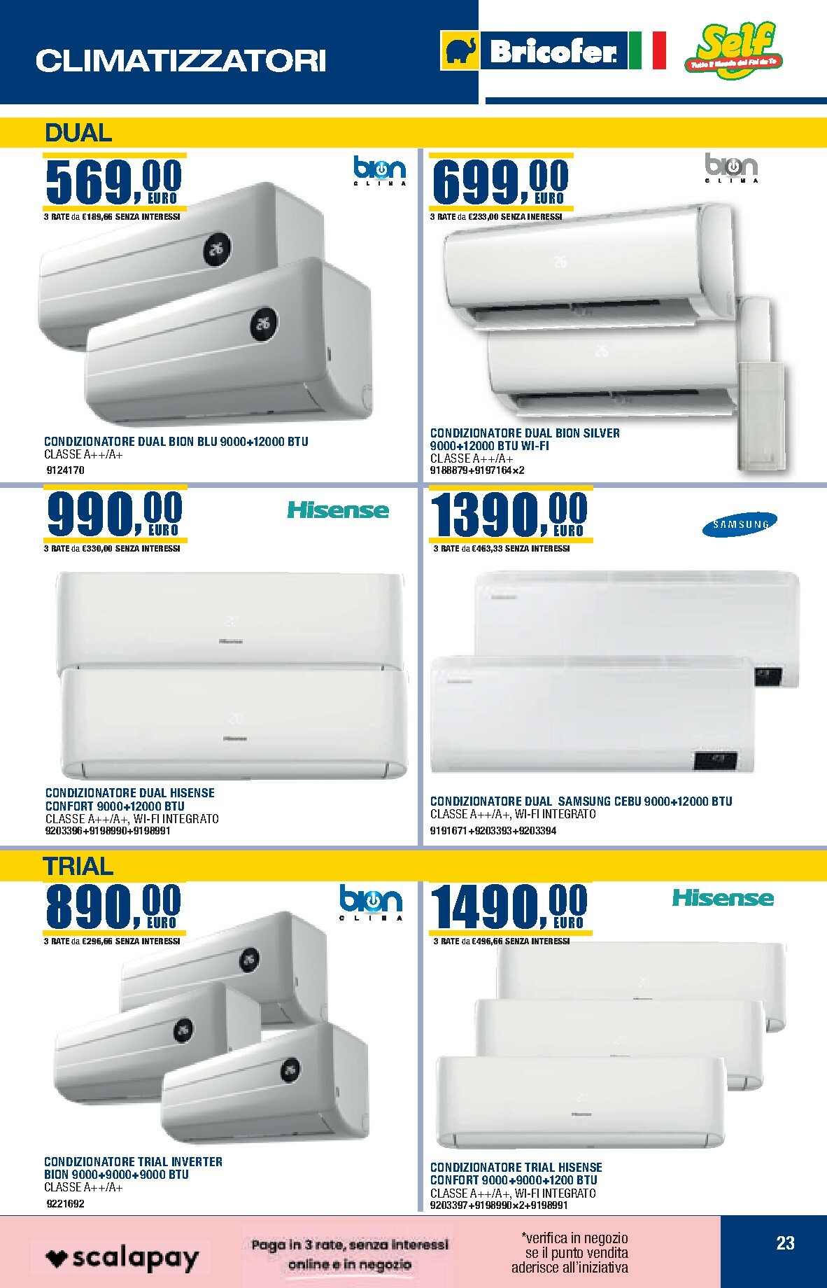 bricofer - Volantino Bricofer valido dal 27/10 al 31/03 - page: 23