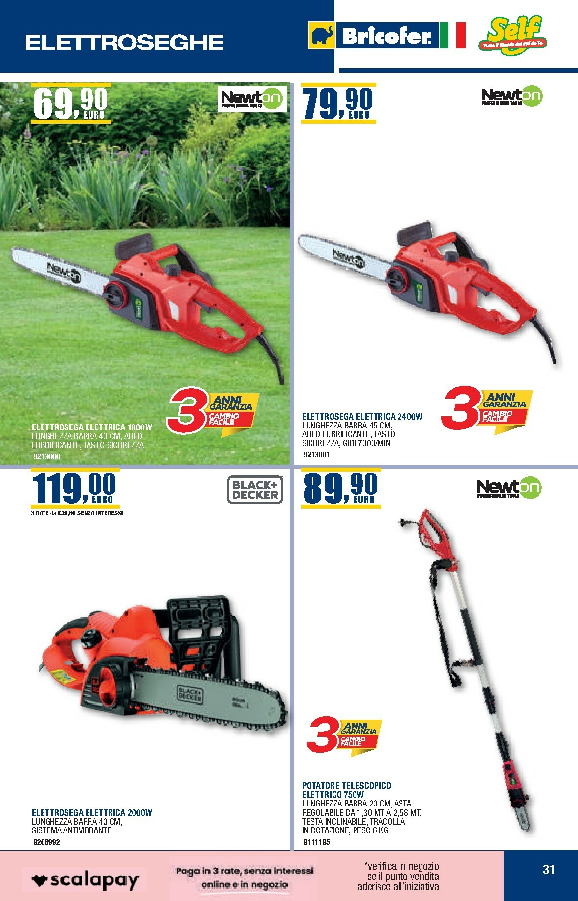 bricofer - Volantino Bricofer valido dal 27/10 al 31/03 - page: 31