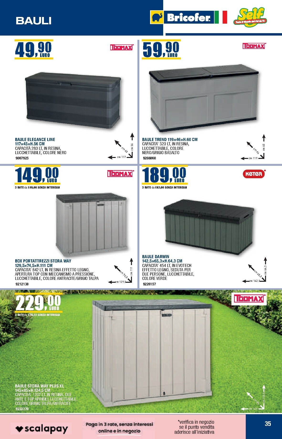 bricofer - Volantino Bricofer valido dal 27/10 al 31/03 - page: 35