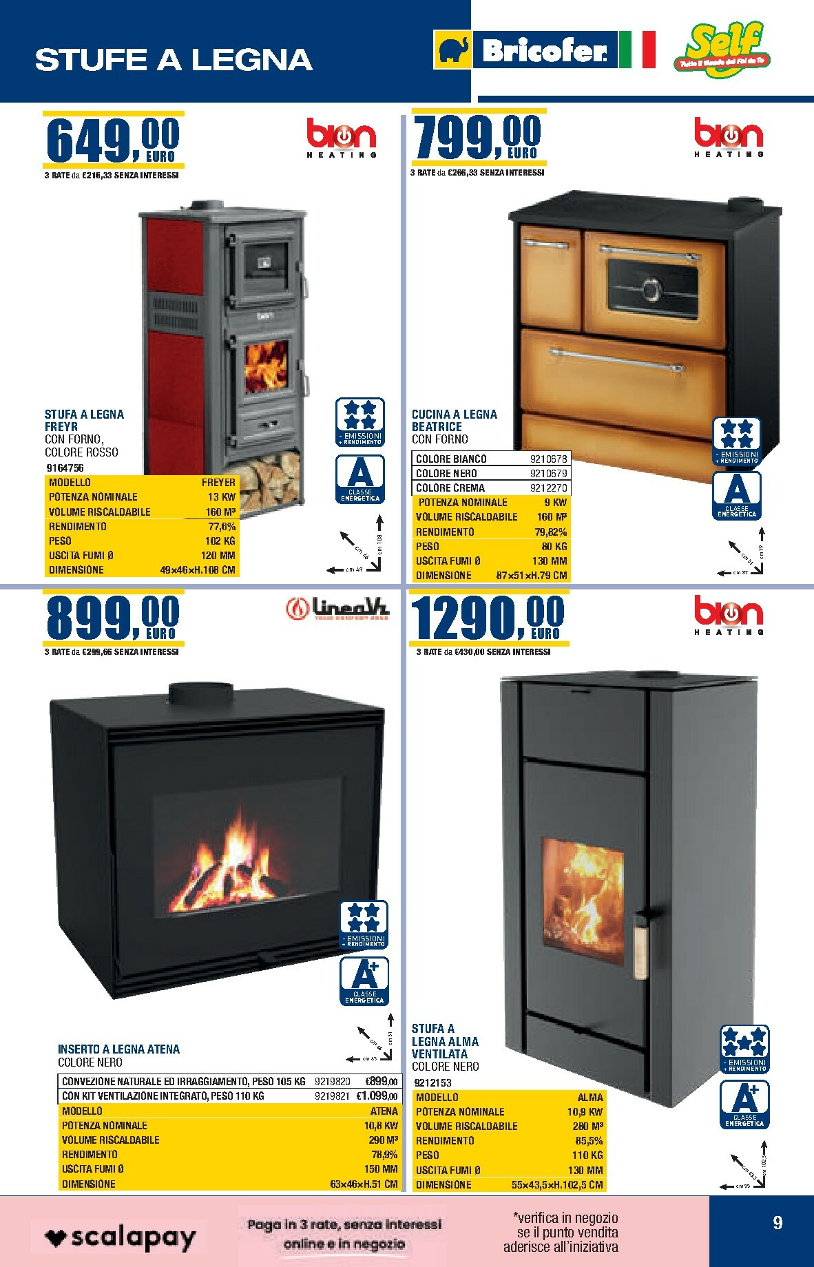 bricofer - Volantino Bricofer valido dal 27/10 al 31/03 - page: 9