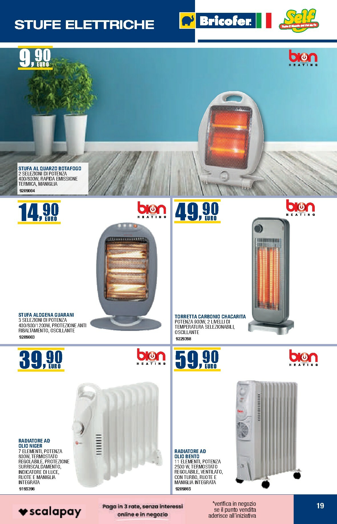 bricofer - Volantino Bricofer valido dal 27/10 al 31/03 - page: 19