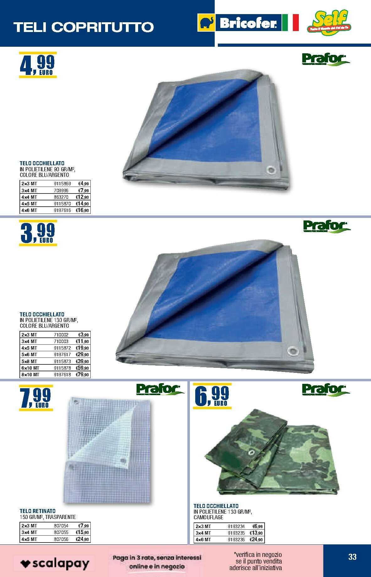 bricofer - Volantino Bricofer valido dal 27/10 al 31/03 - page: 33
