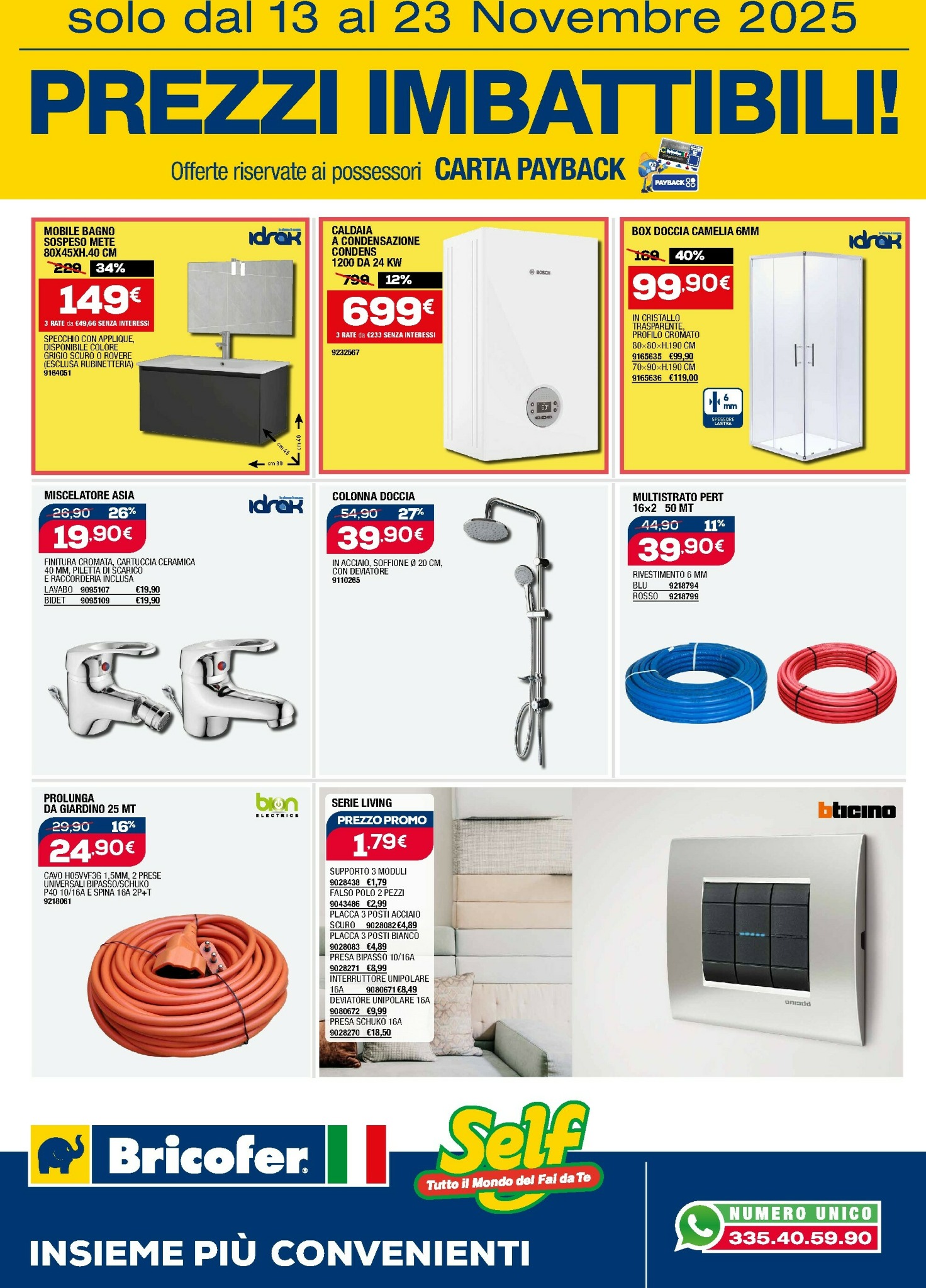 bricofer - Volantino Bricofer valido dal 13/11 al 23/11 - page: 4