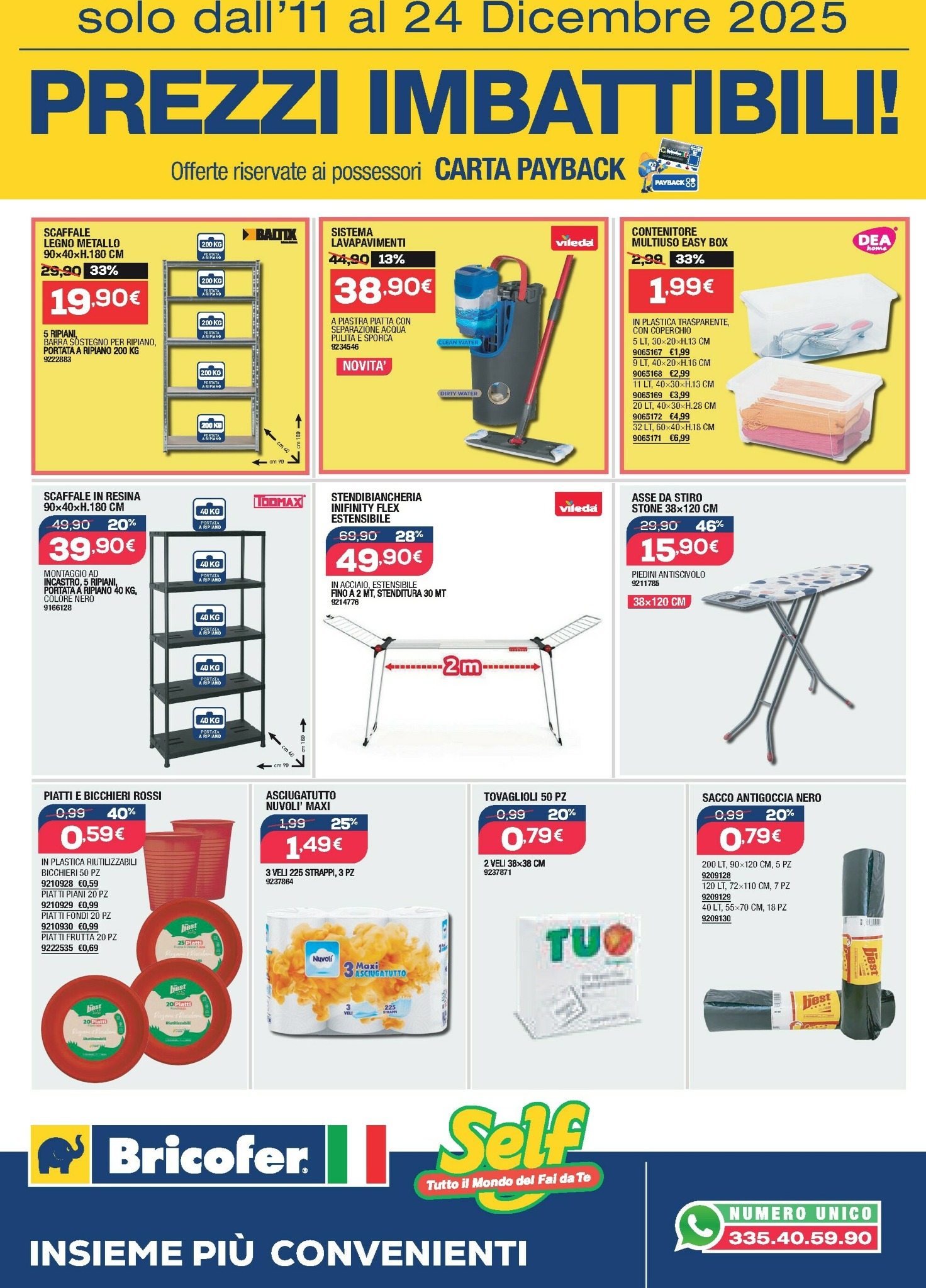 bricofer - Volantino Bricofer - Prezzi Imbattibili valido dal 11/12 al 24/12 - page: 6