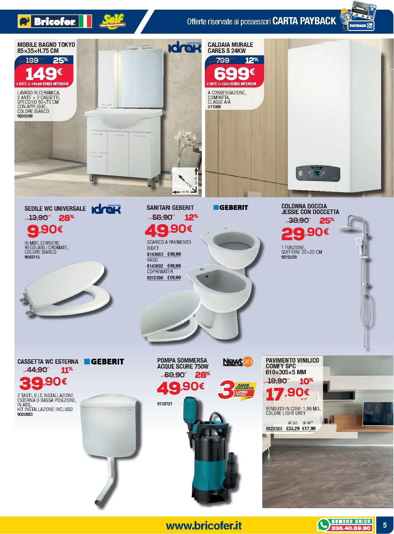 bricofer - Volantino Bricofer valido dal 15/01 al 01/02 - page: 5