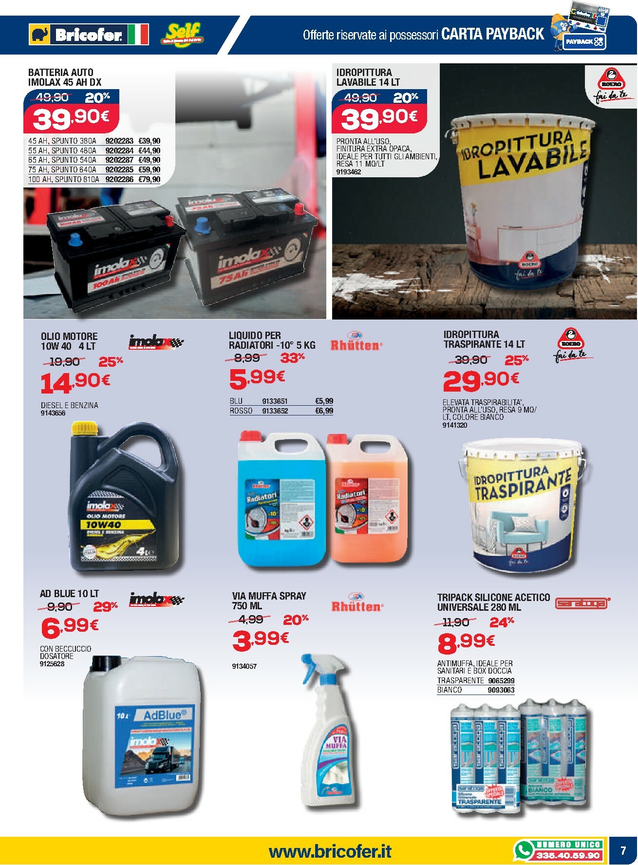 bricofer - Volantino Bricofer valido dal 15/01 al 01/02 - page: 7