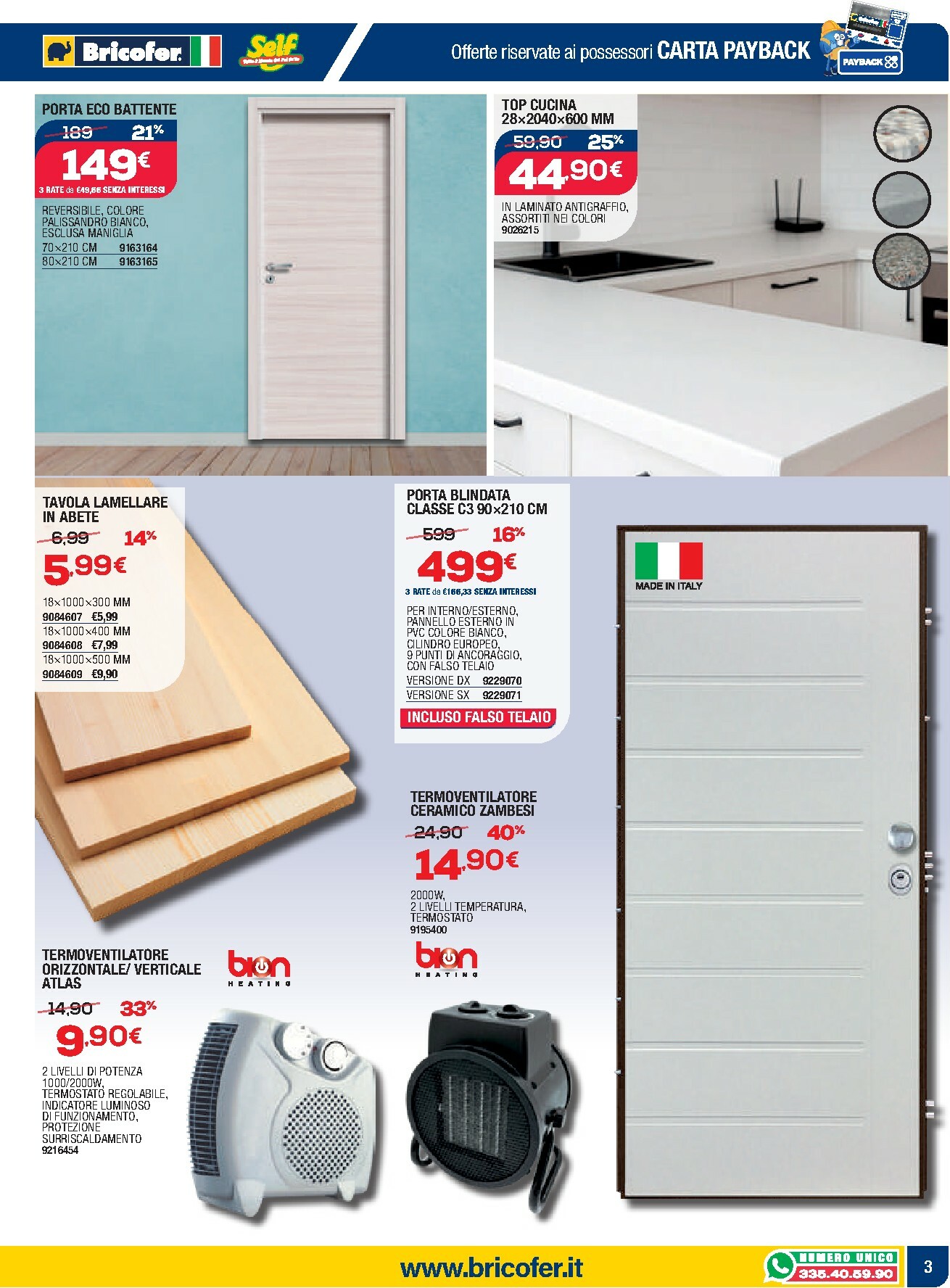 bricofer - Volantino Bricofer valido dal 15/01 al 01/02 - page: 3