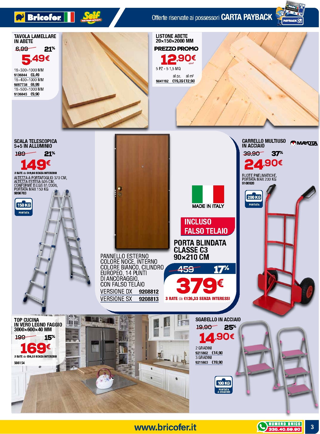 bricofer - Volantino Bricofer valido dal 05/03/2026 al 22/03/2026 - page: 3