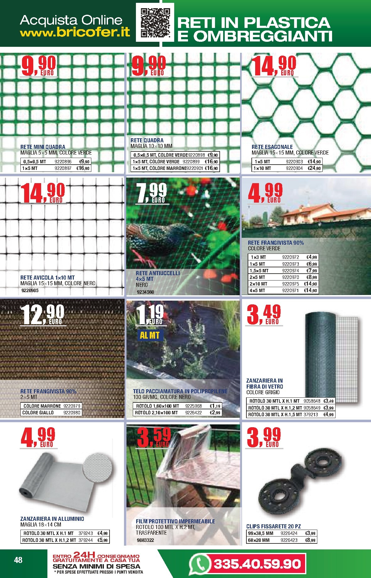 bricofer - Volantino attuale di Bricofer - Catalogo Primavera Estate valido dal martedì 05/05/2026 al lunedì 31/08/2026 - page: 48