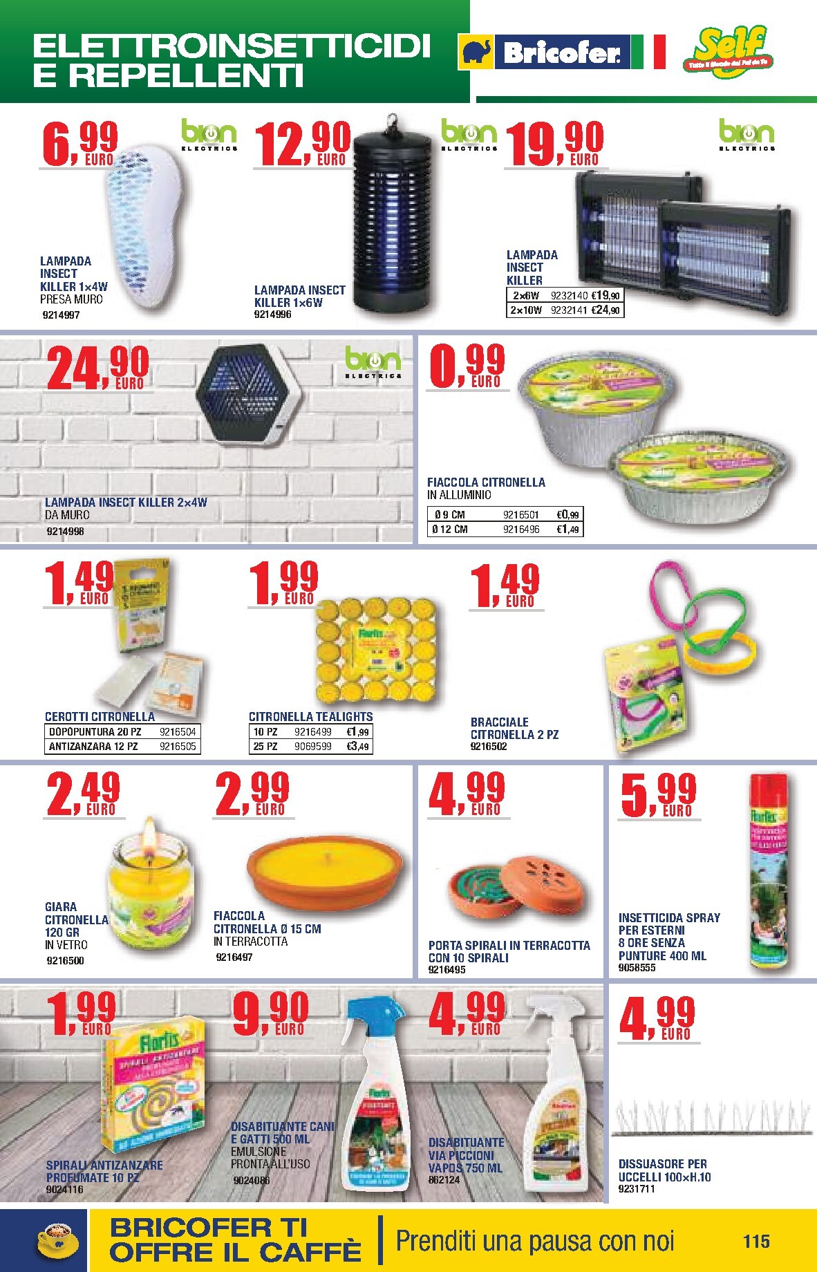 bricofer - Volantino attuale di Bricofer - Catalogo Primavera Estate valido dal martedì 05/05/2026 al lunedì 31/08/2026 - page: 115