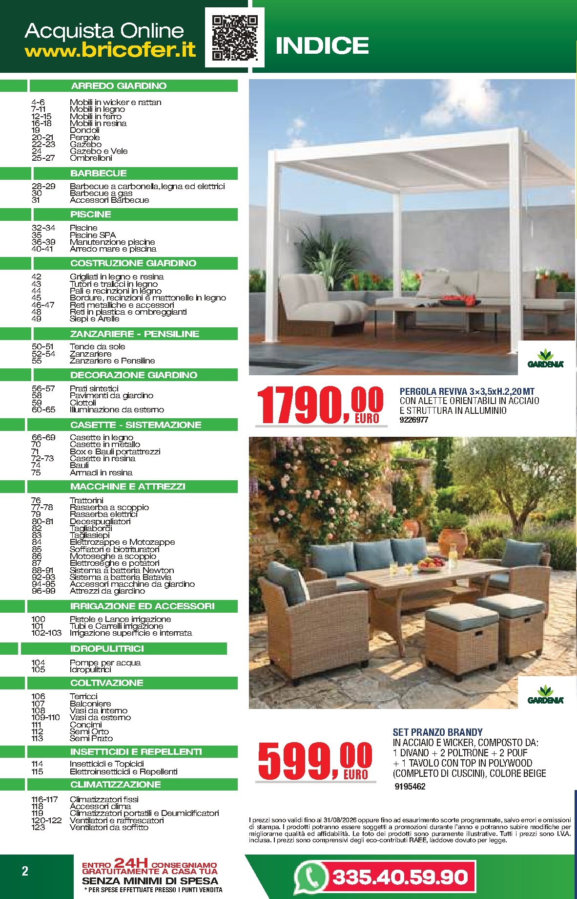 bricofer - Volantino attuale di Bricofer - Catalogo Primavera Estate valido dal martedì 05/05/2026 al lunedì 31/08/2026 - page: 2