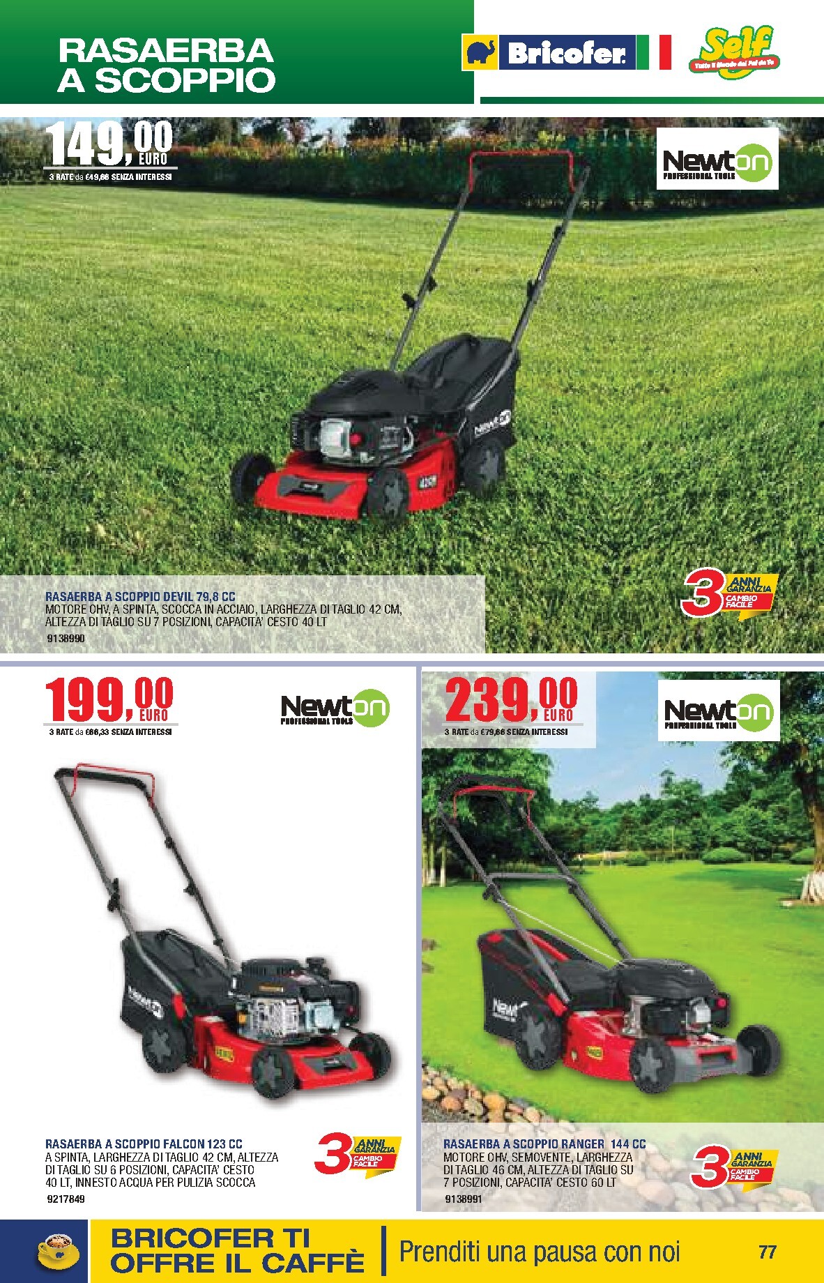 bricofer - Volantino attuale di Bricofer - Catalogo Primavera Estate valido dal martedì 05/05/2026 al lunedì 31/08/2026 - page: 77
