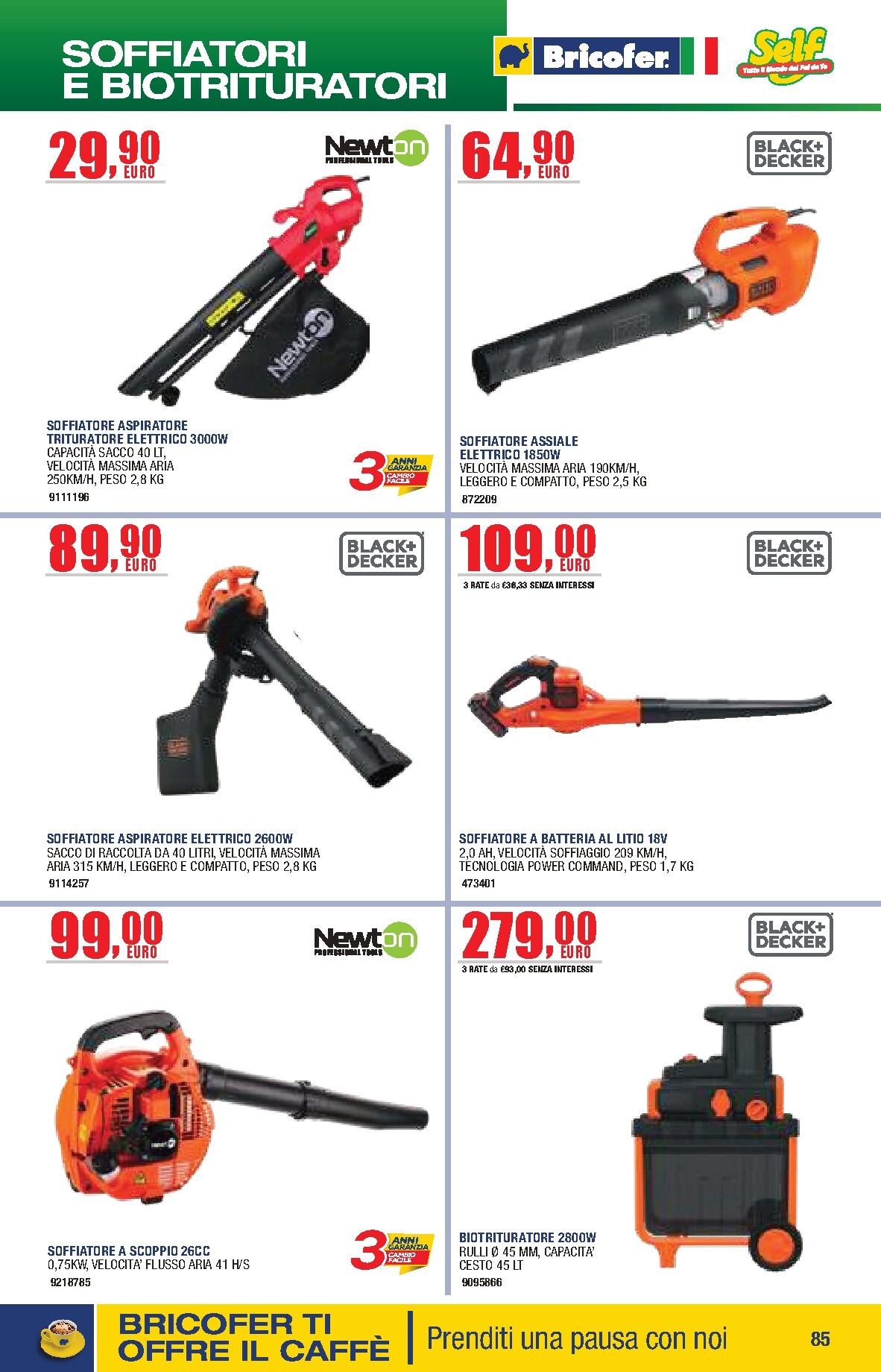 bricofer - Volantino attuale di Bricofer - Catalogo Primavera Estate valido dal martedì 05/05/2026 al lunedì 31/08/2026 - page: 85
