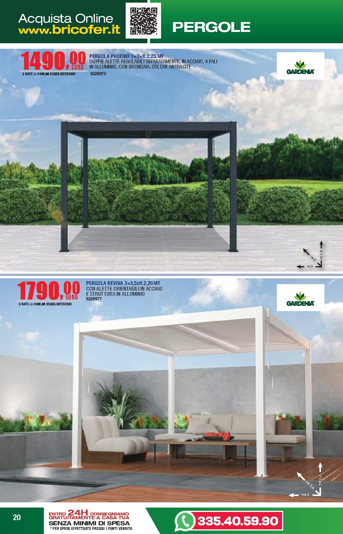 bricofer - Volantino attuale di Bricofer - Catalogo Primavera Estate valido dal martedì 05/05/2026 al lunedì 31/08/2026 - page: 20