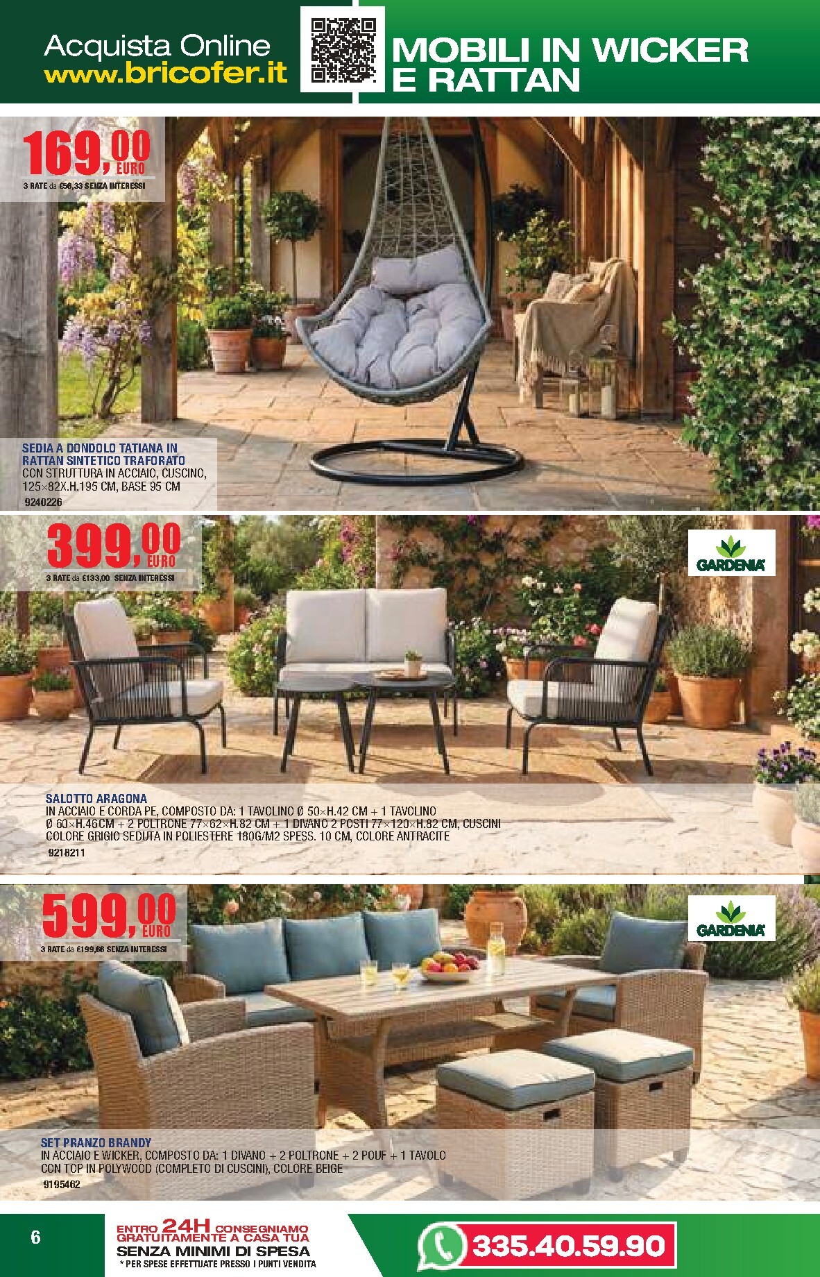 bricofer - Volantino attuale di Bricofer - Catalogo Primavera Estate valido dal martedì 05/05/2026 al lunedì 31/08/2026 - page: 6
