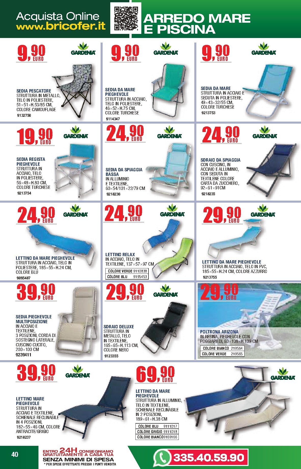 bricofer - Volantino attuale di Bricofer - Catalogo Primavera Estate valido dal martedì 05/05/2026 al lunedì 31/08/2026 - page: 40
