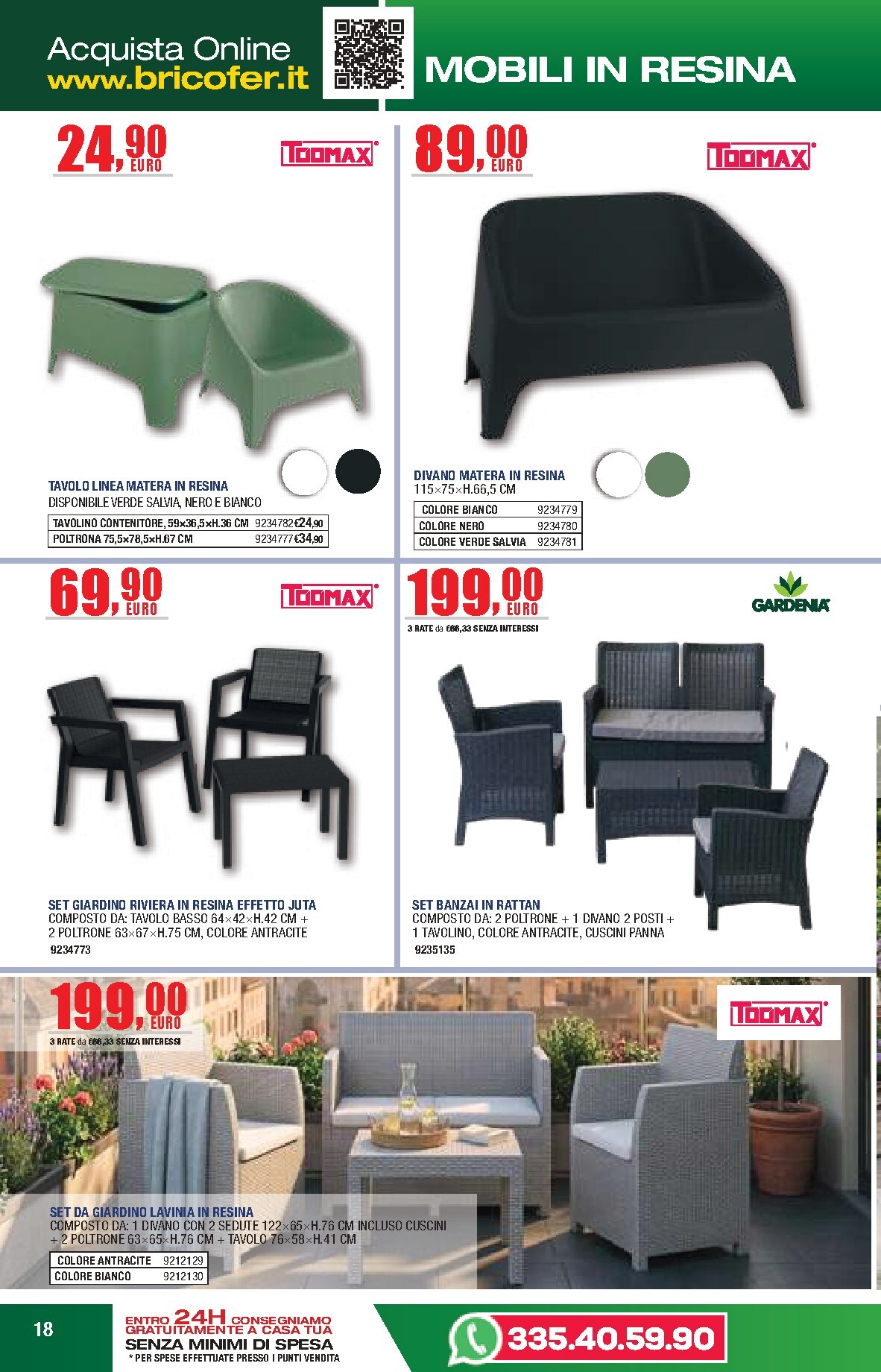 bricofer - Volantino attuale di Bricofer - Catalogo Primavera Estate valido dal martedì 05/05/2026 al lunedì 31/08/2026 - page: 18