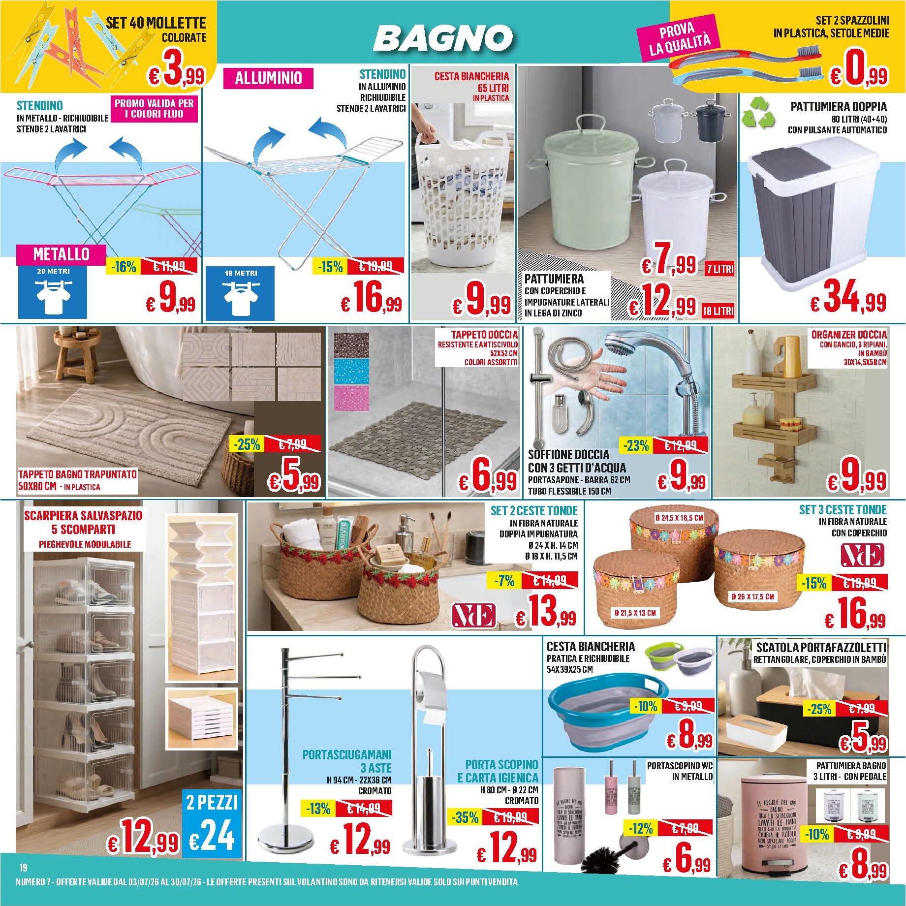 satur - Volantino Satur per la prossima settimana dal venerdì 03/07/2026 al giovedì 30/07/2026 - page: 19