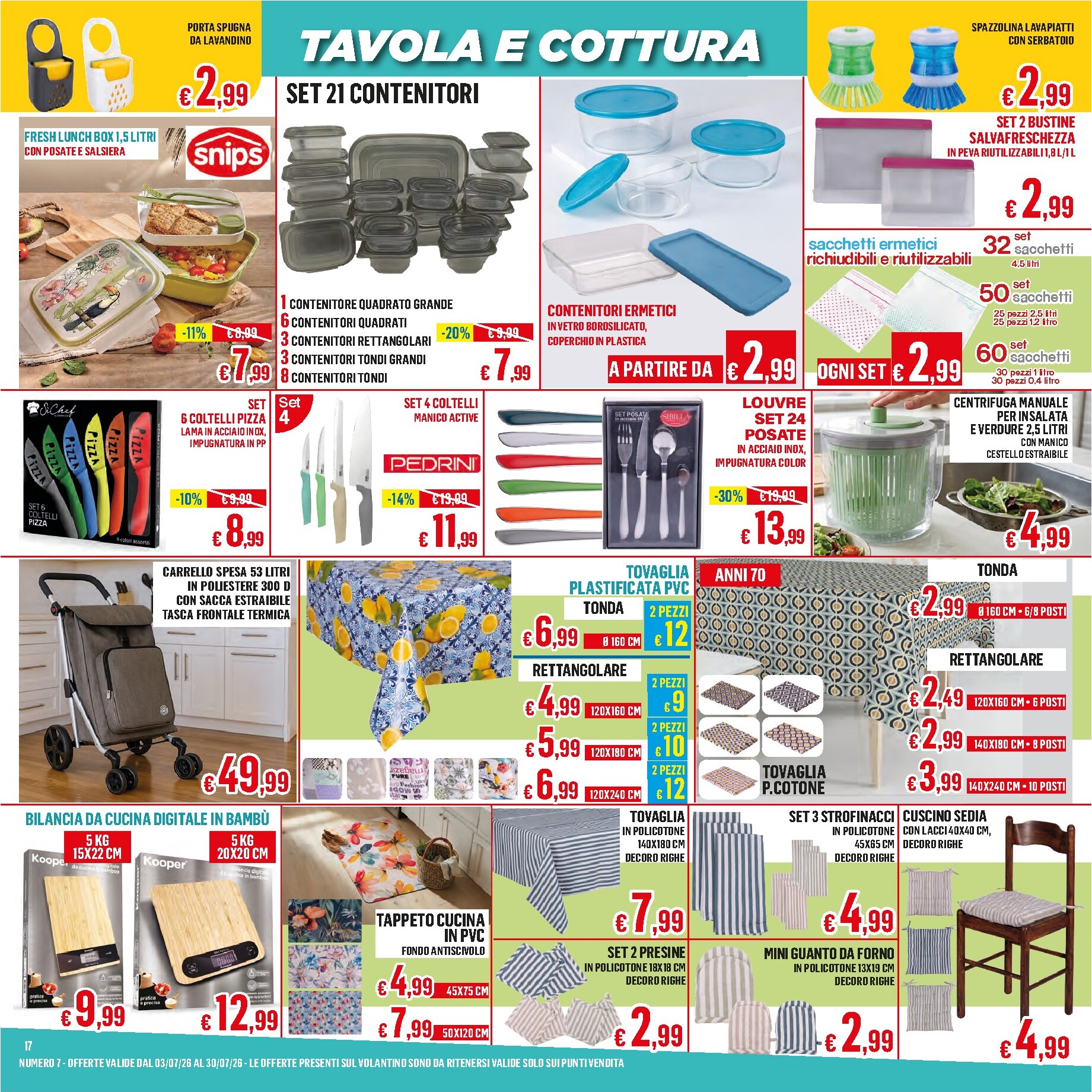 satur - Volantino Satur per la prossima settimana dal venerdì 03/07/2026 al giovedì 30/07/2026 - page: 17