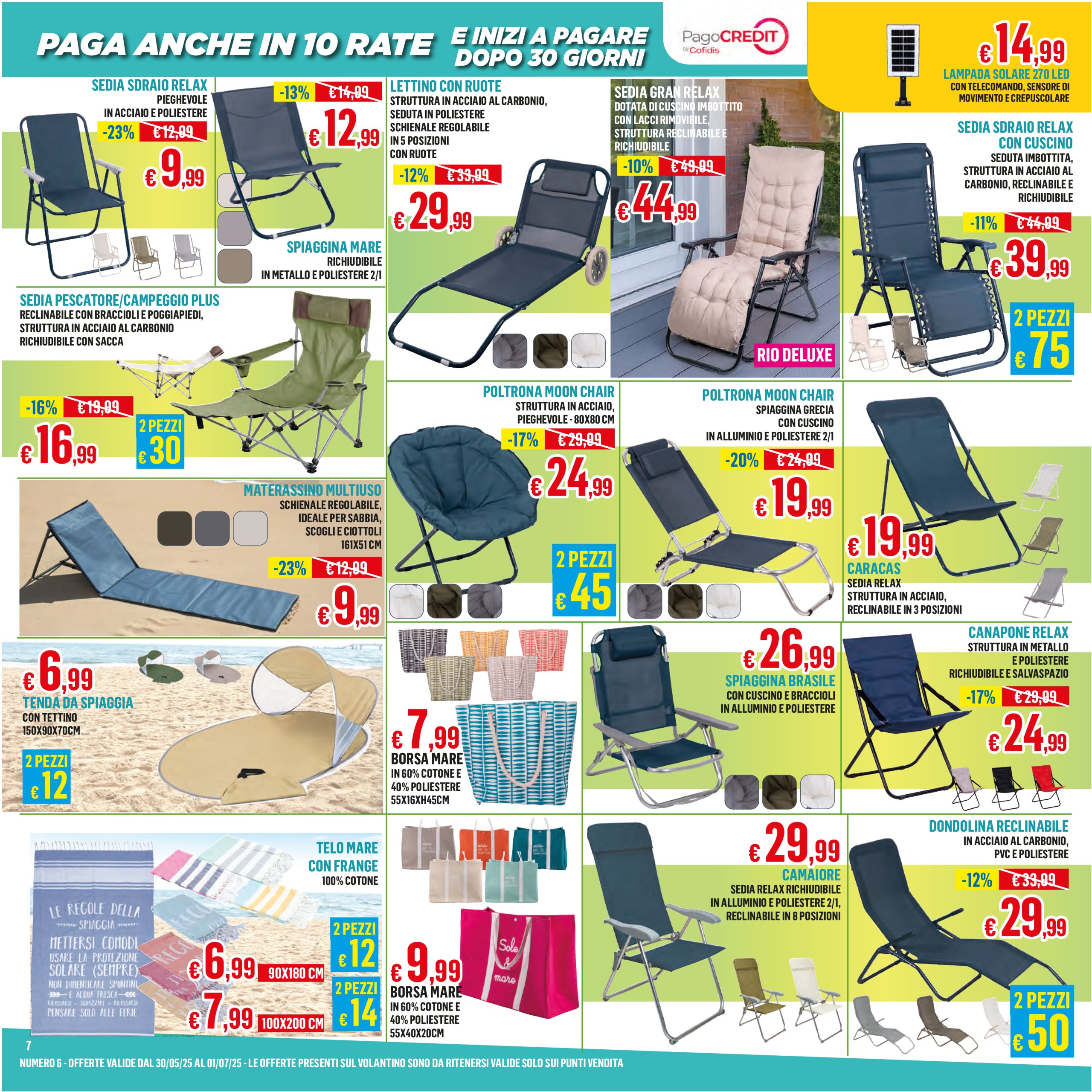satur - Volantino Satur valido dal 30/05 al 01/07 - page: 7