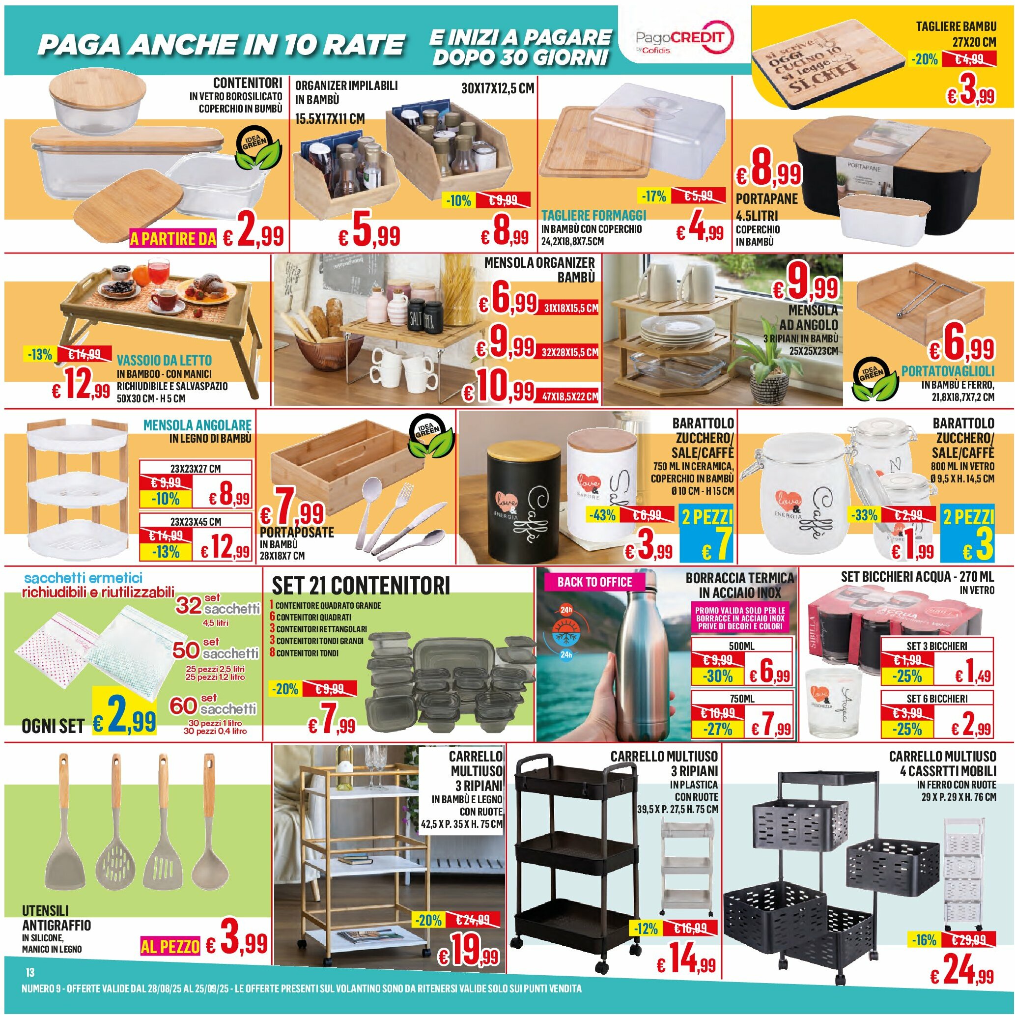 satur - Volantino Satur valido dal 28/08 al 25/09 - page: 13