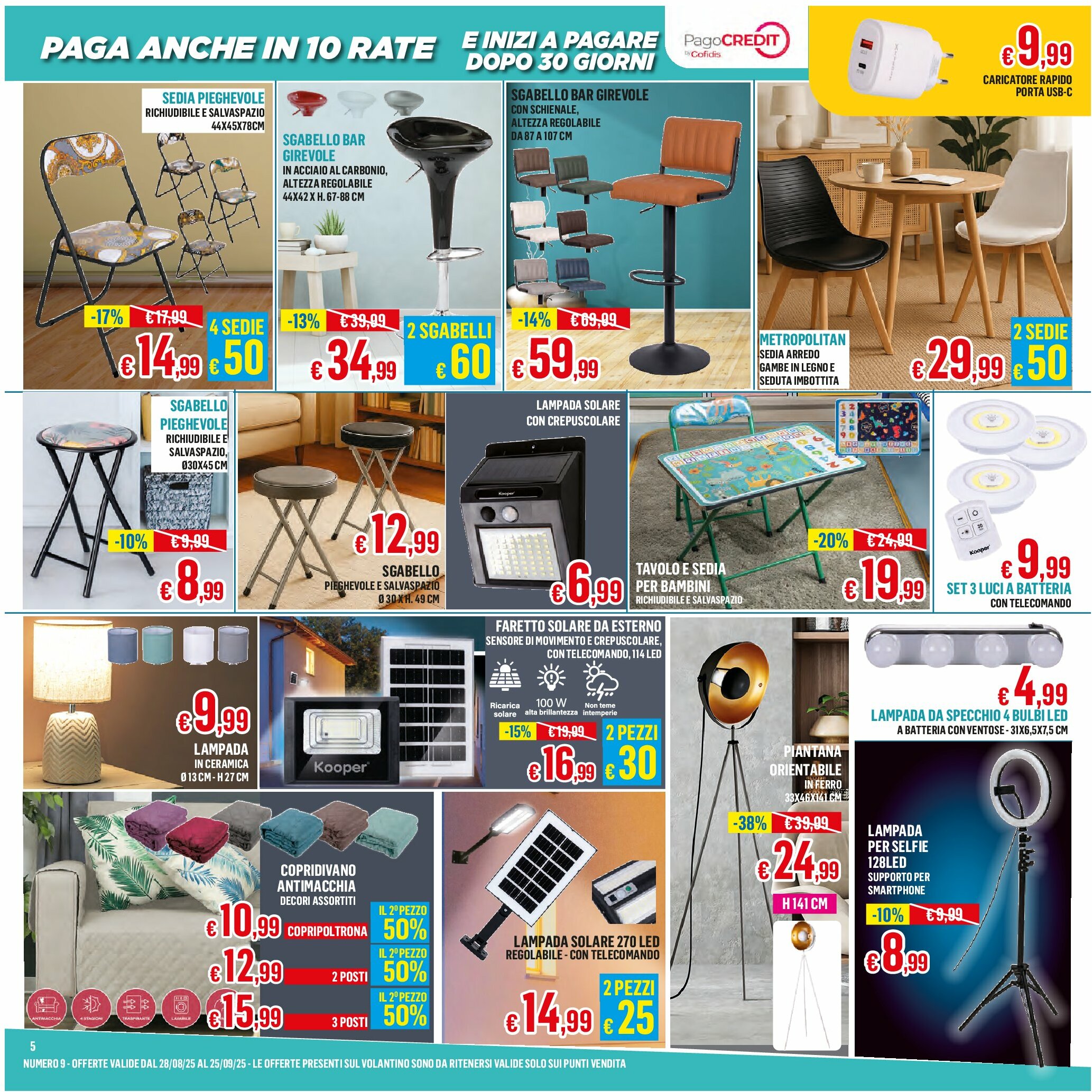 satur - Volantino Satur valido dal 28/08 al 25/09 - page: 5