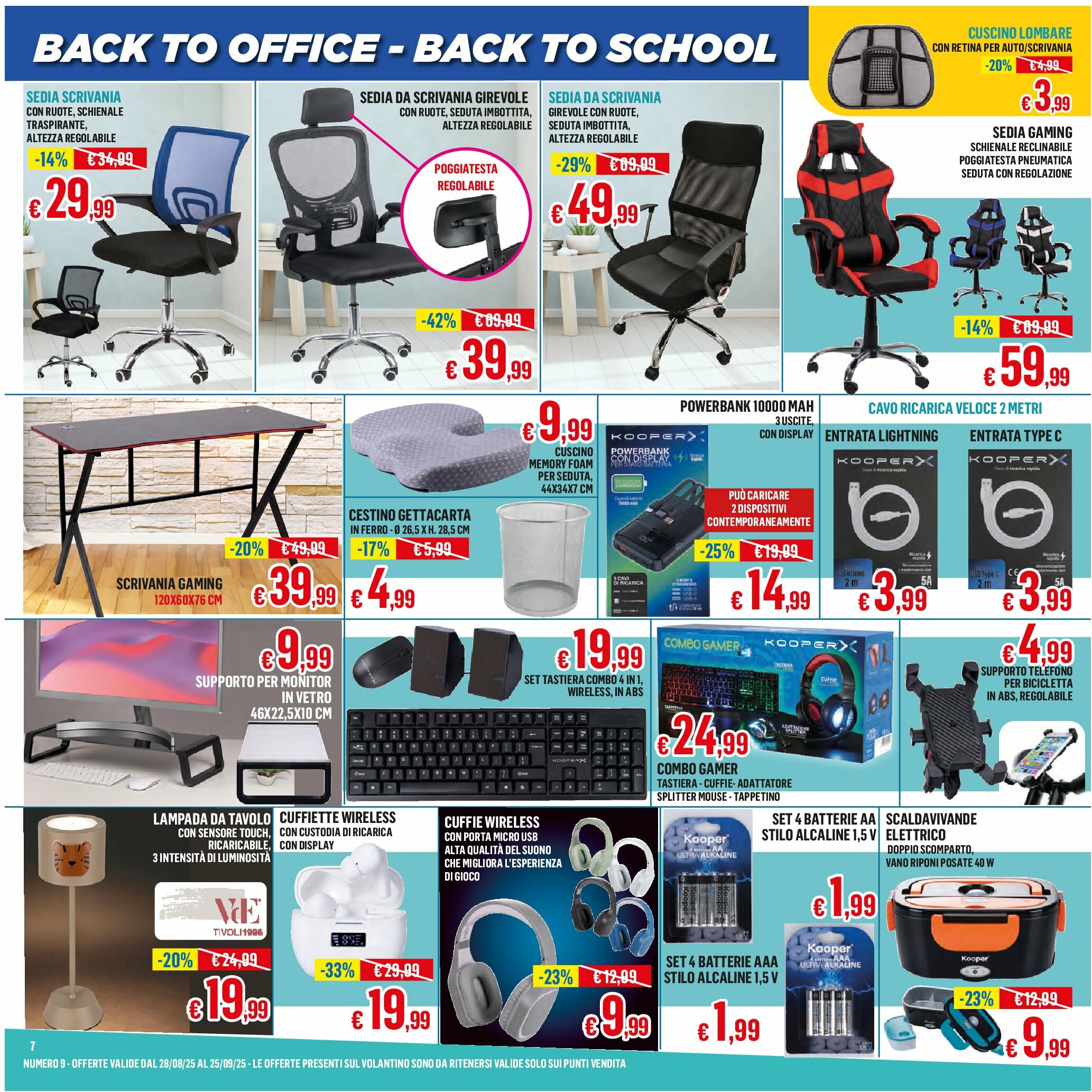 satur - Volantino Satur valido dal 28/08 al 25/09 - page: 7