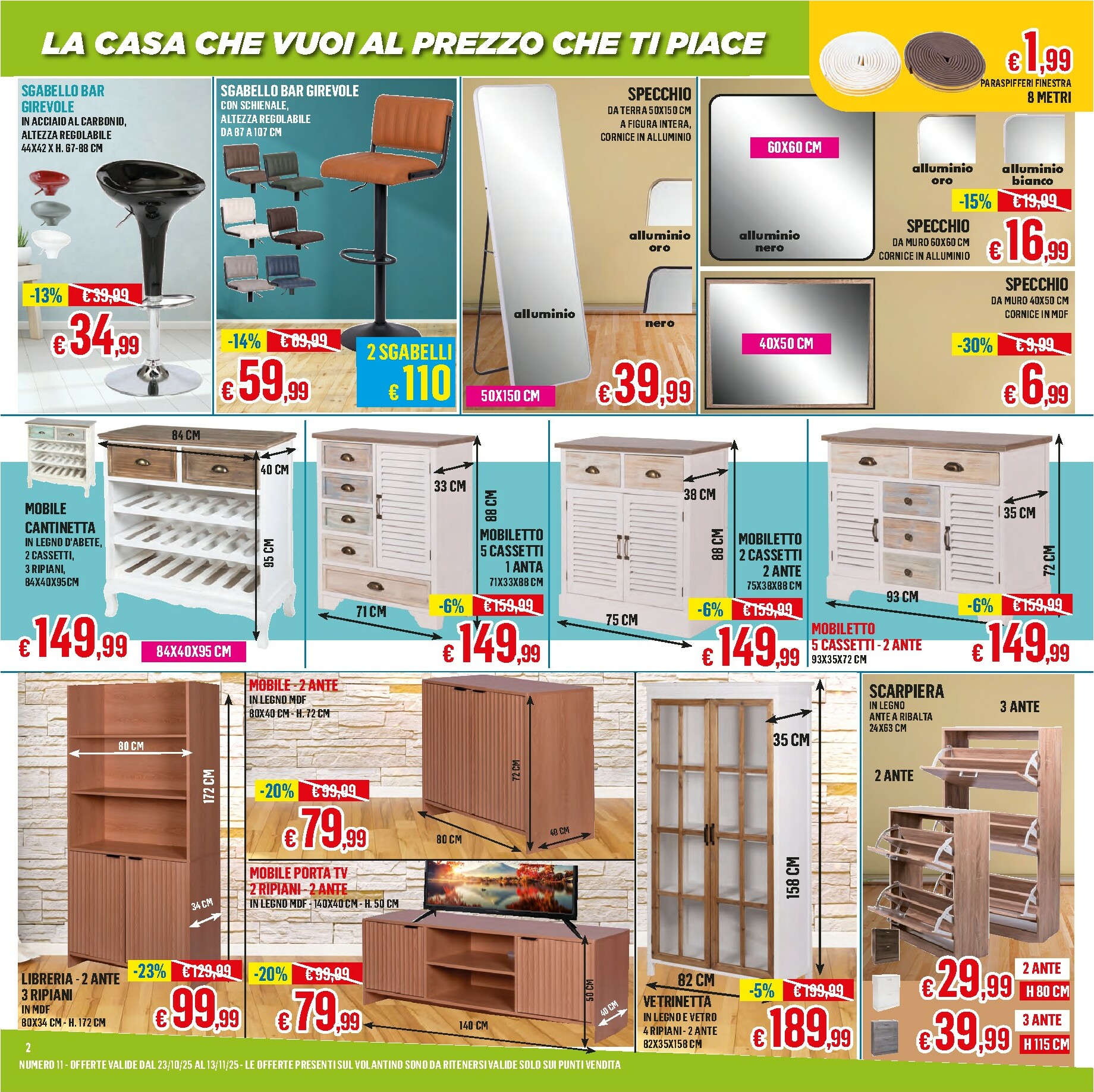 satur - Volantino Satur valido dal 23/10 al 13/11 - page: 2