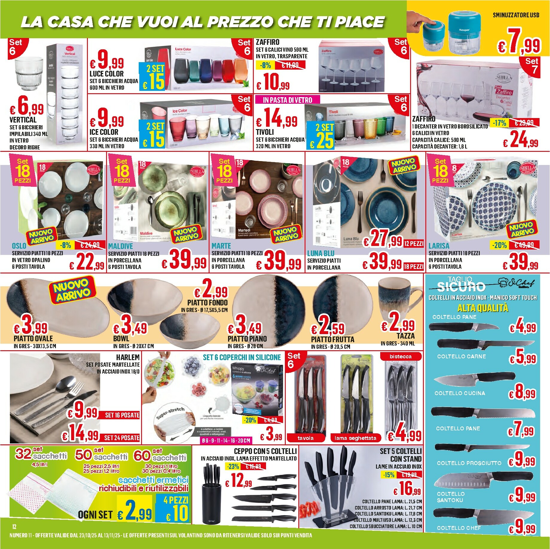 satur - Volantino Satur valido dal 23/10 al 13/11 - page: 12