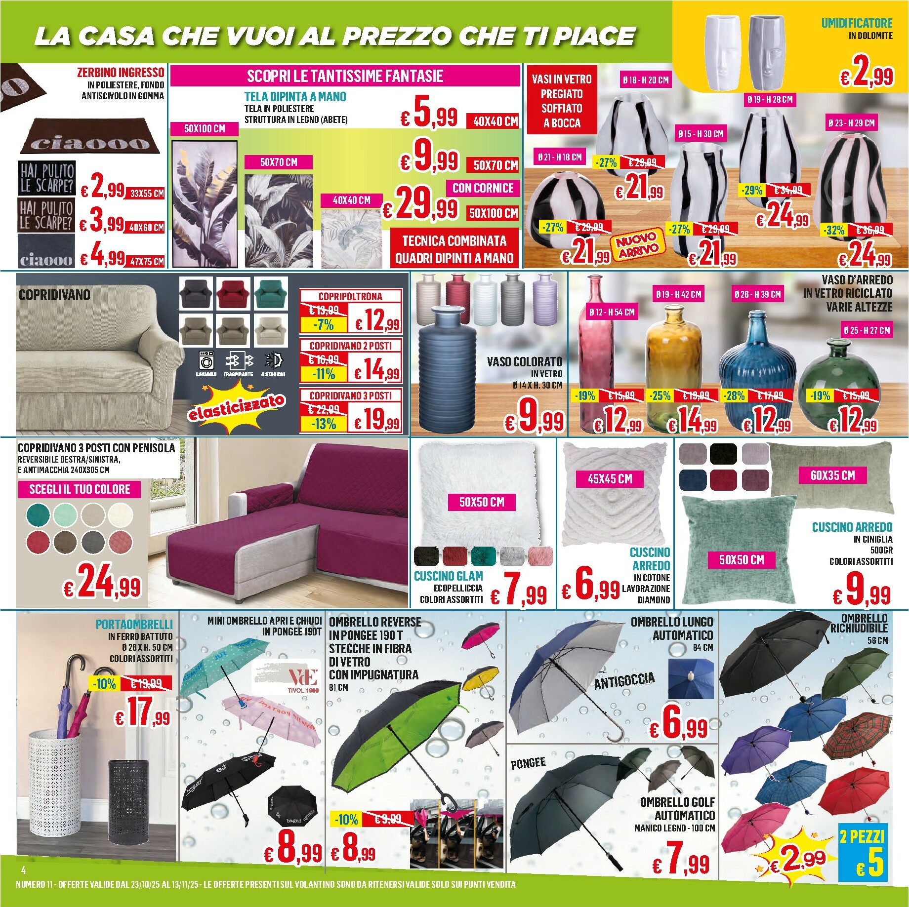 satur - Volantino Satur valido dal 23/10 al 13/11 - page: 4